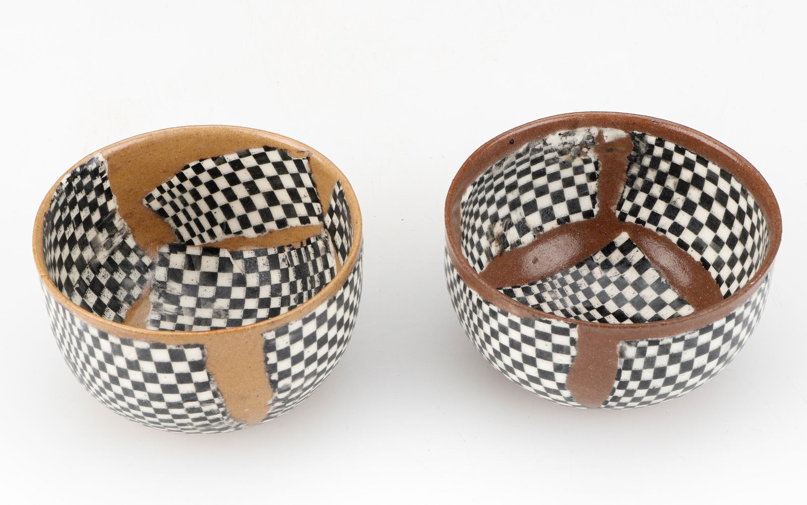 Martin Moehwald (German) Pair of "Venitian cups", Stoneware, 1991 (1 of 7)