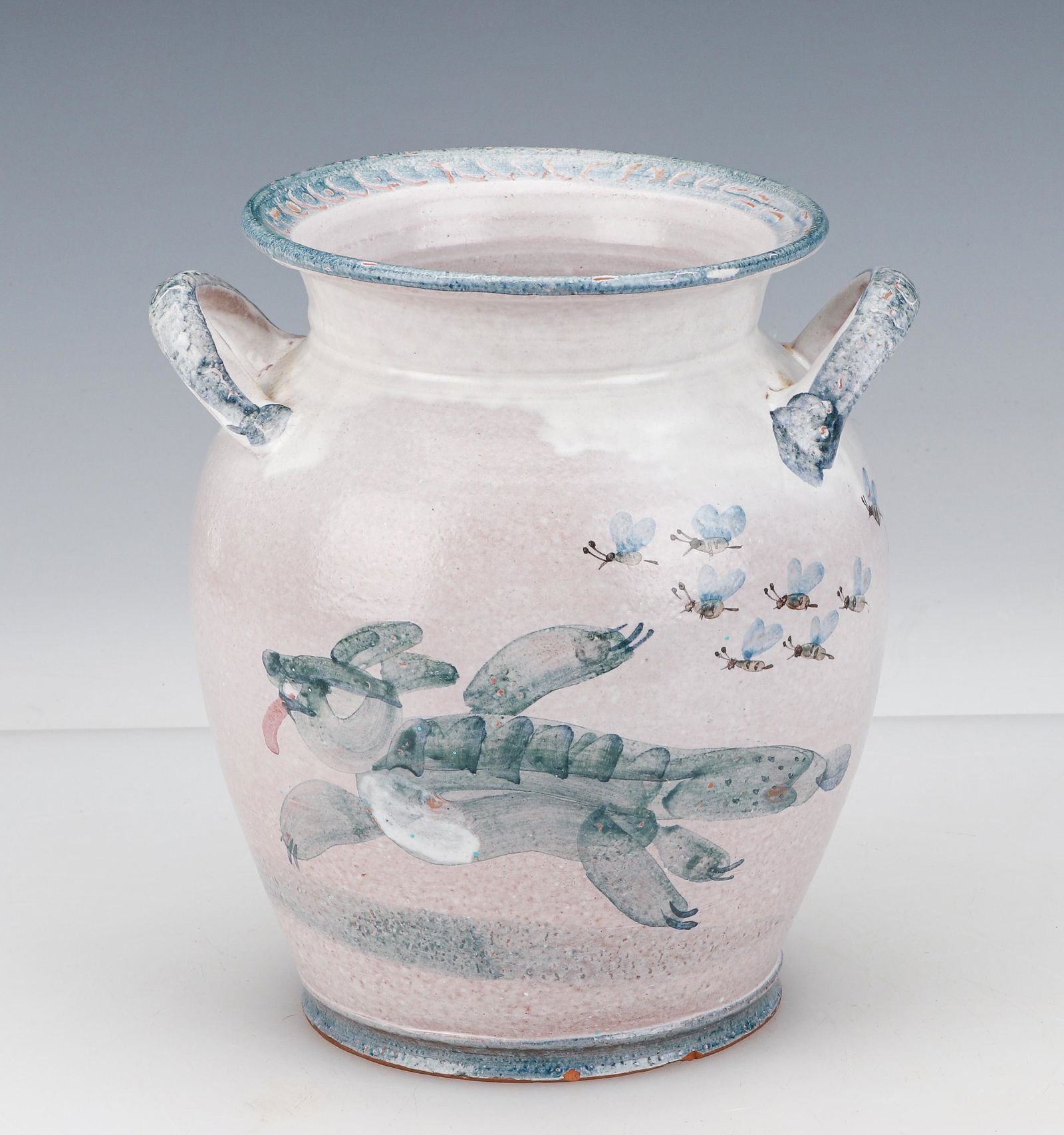 Angela Klaerner (American) Earthenware Majolica Vessel (1 of 7)