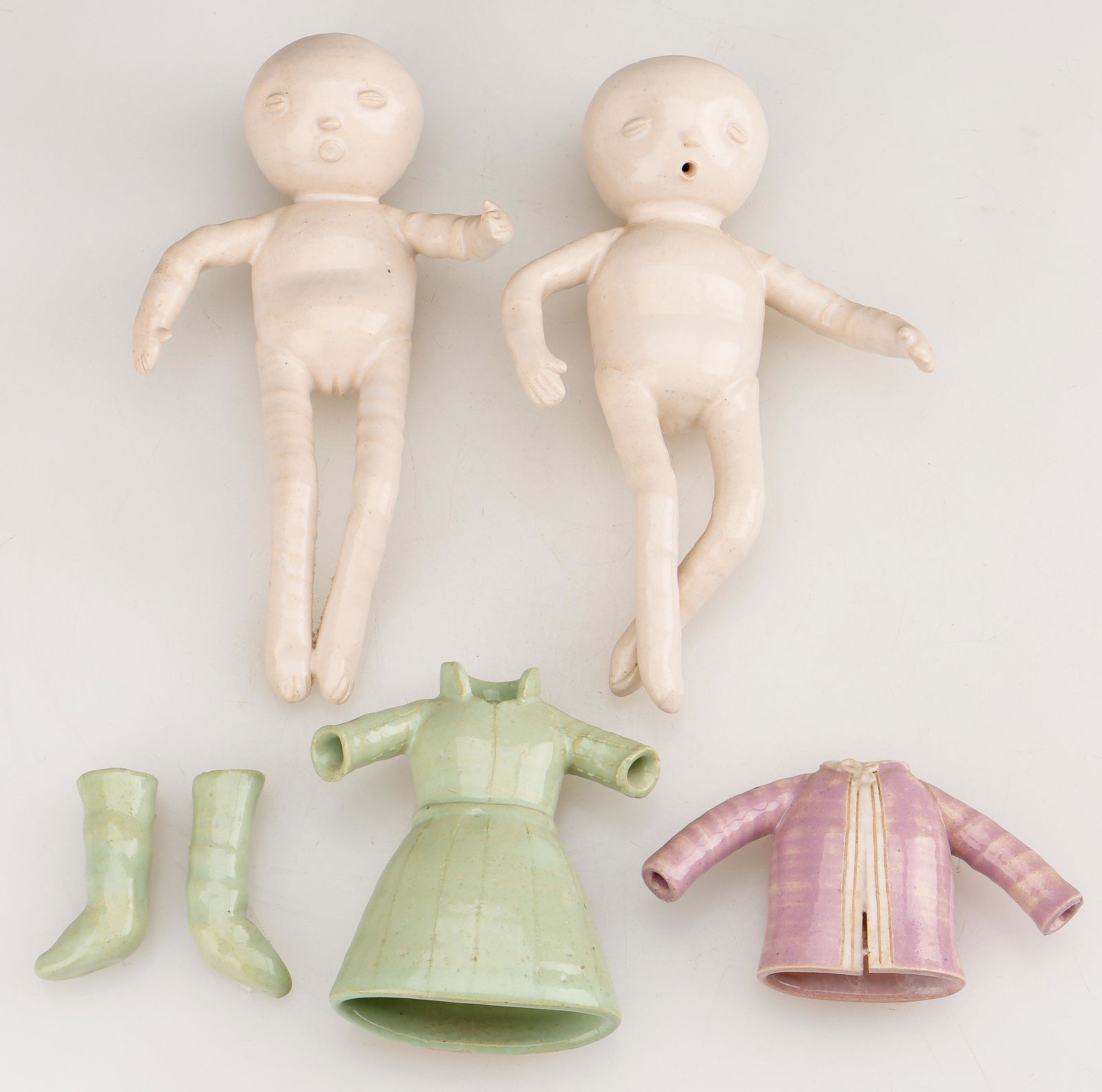 Gerit Grimm (German) Porcelain "Paper Dolls" (1 of 6)