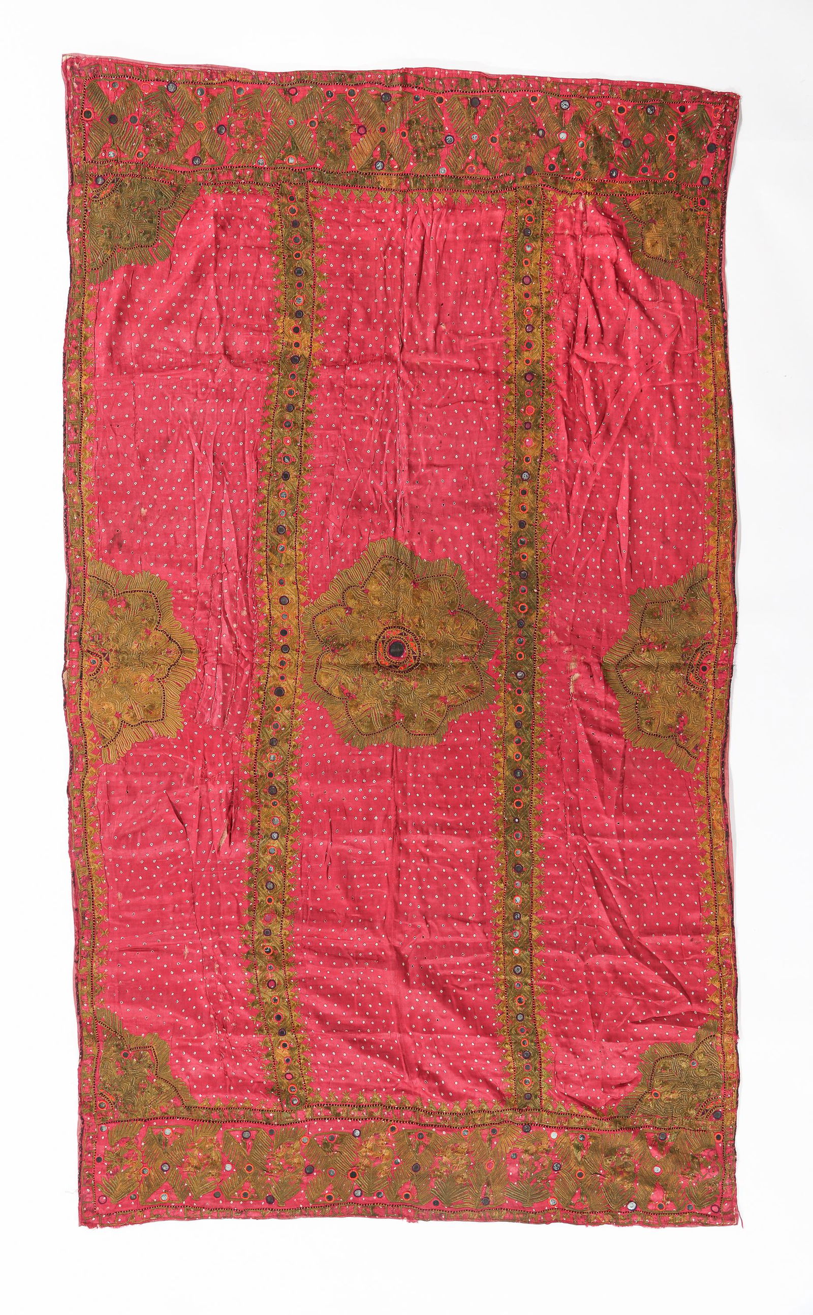 Fine Wedding Shawl, Muslim Community, Sind, Early 20th C. (1 of 3)