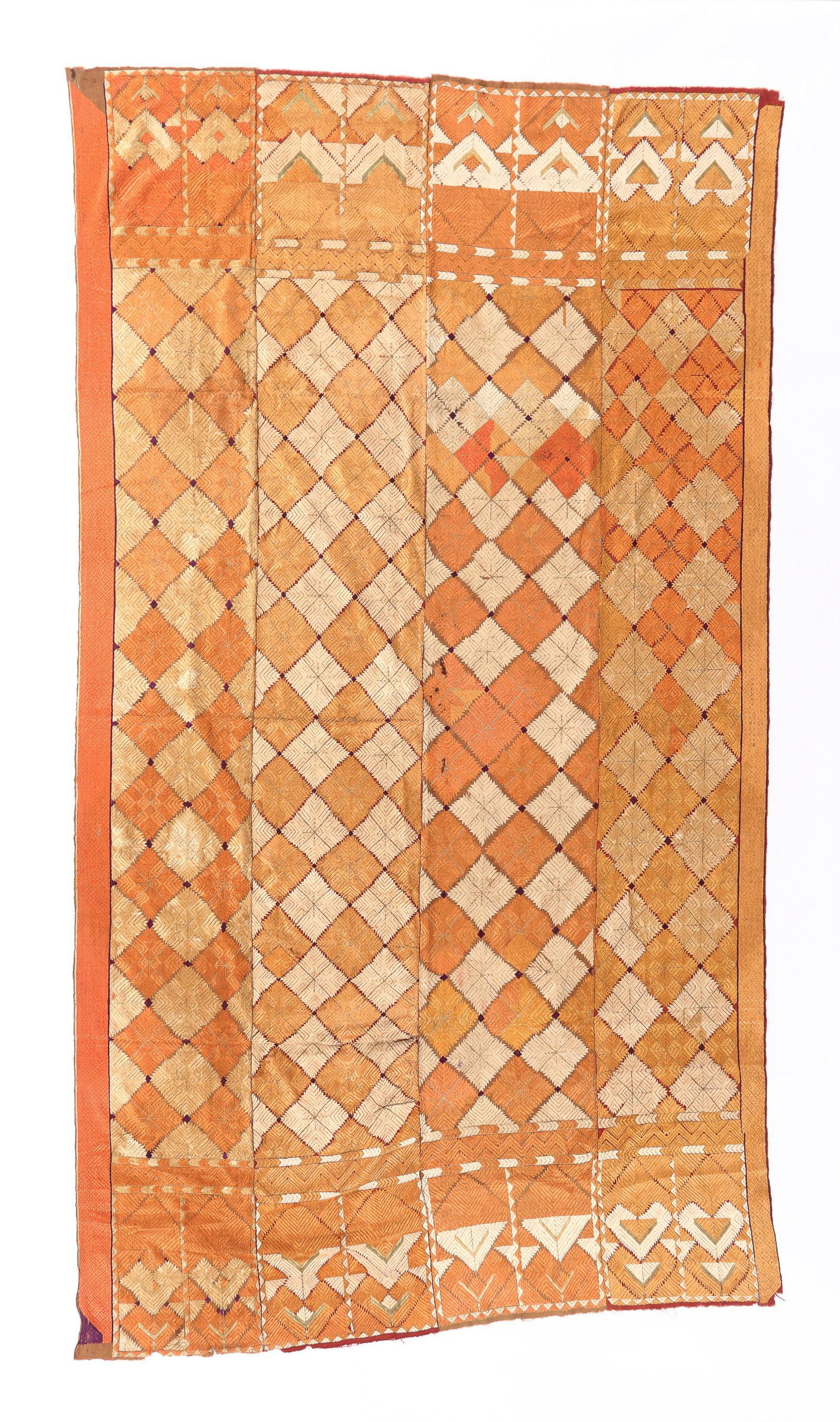 Phulkari Wedding Shawl/Head Cloth, Early/Mid 20th C. (1 of 4)
