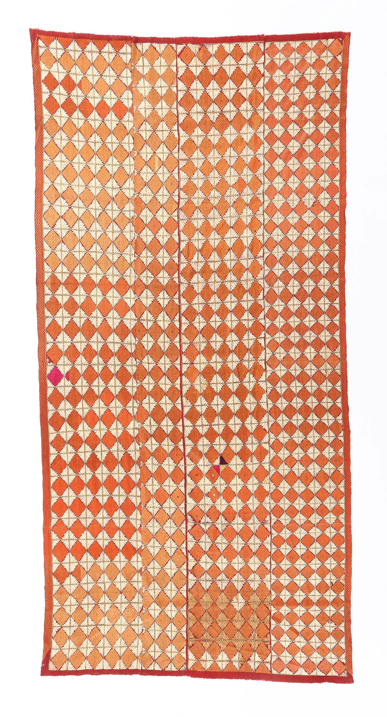Phulkari Wedding Shawl/Head Cloth, Early-Mid 20th C. (1 of 4)