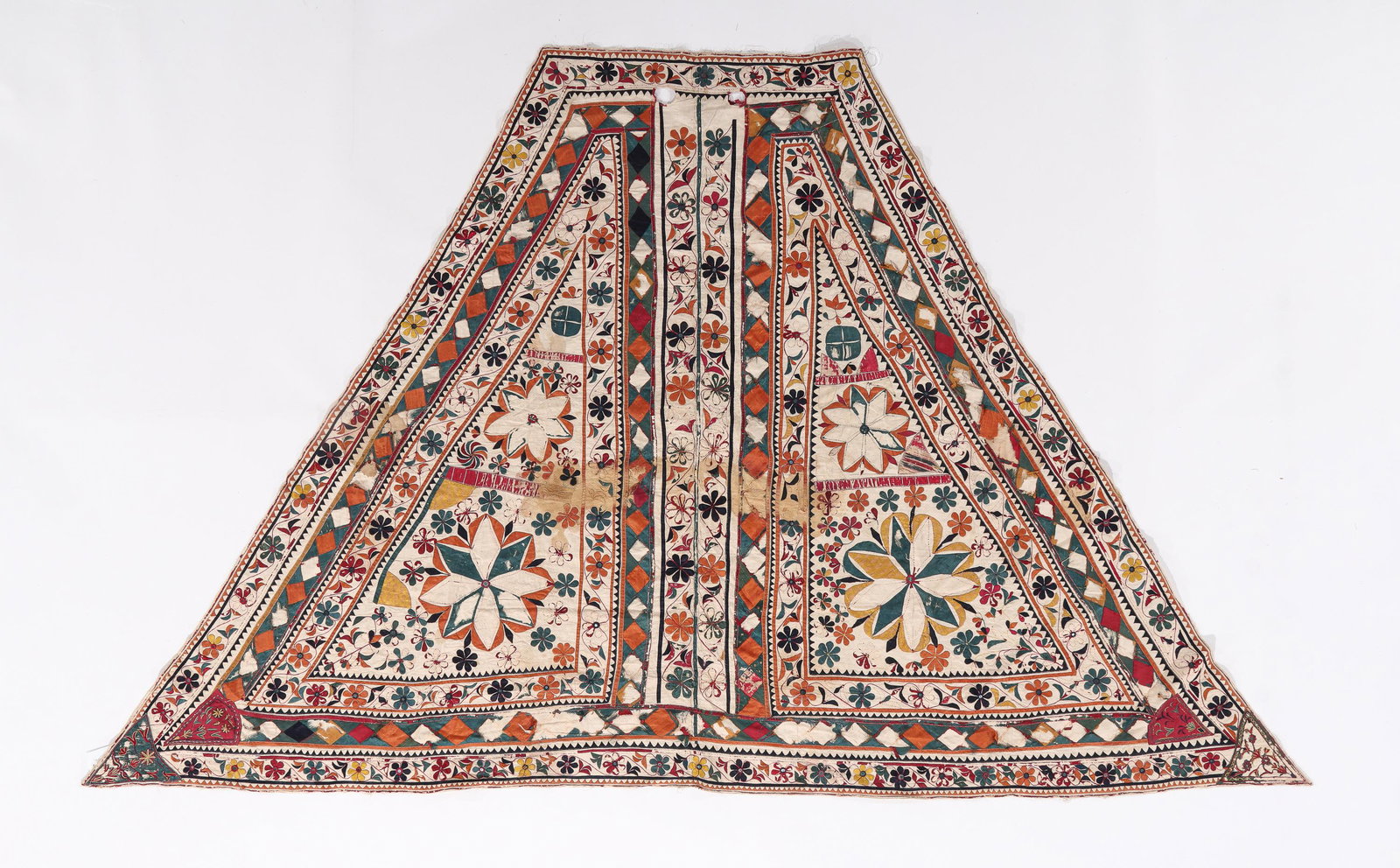 Embroidered Animal Cover (Jhul), Kutch, Gujarat,  India, Early-Mid 20th C. (1 of 3)
