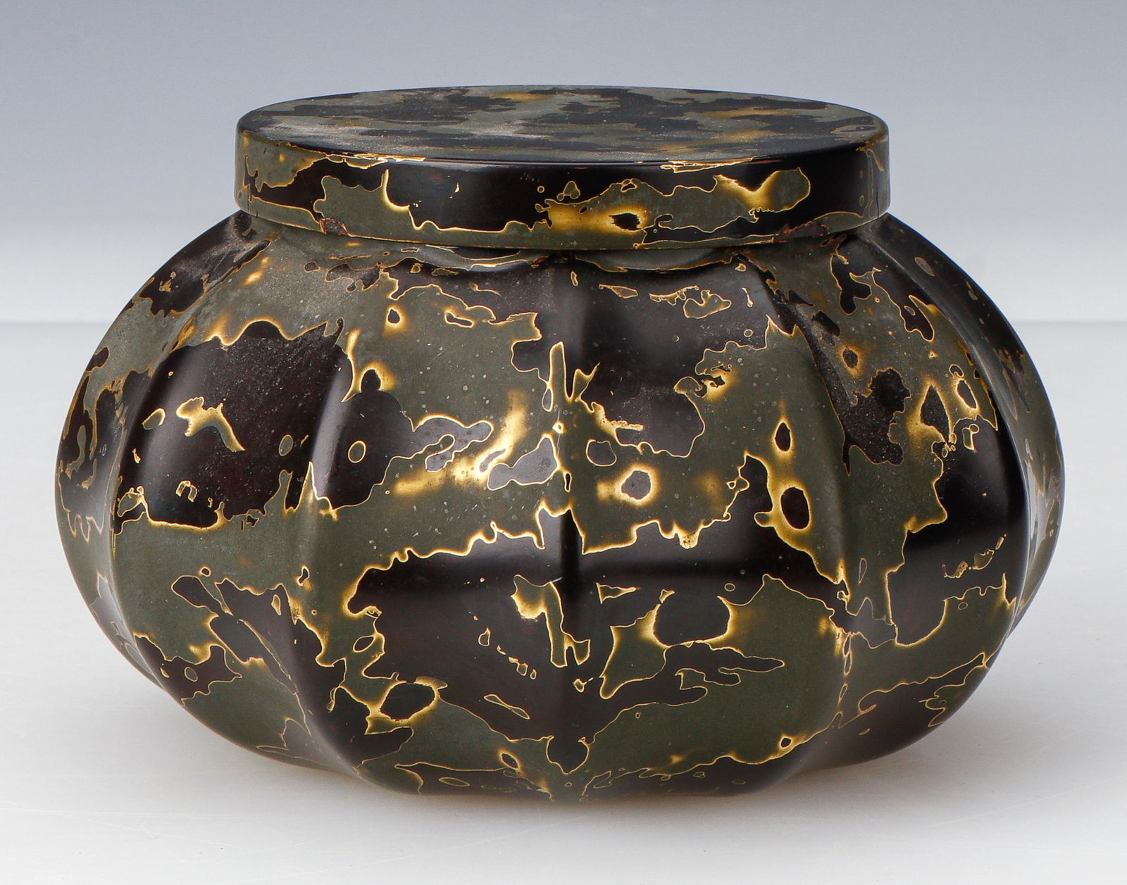 Antique Japanese Lacquered Gourd-form Covered Box, 19th C. (1 of 6)