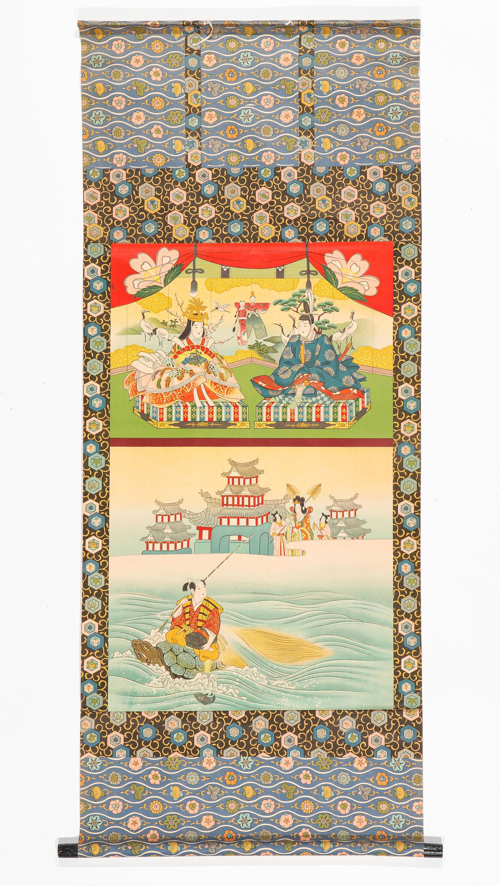 Japanese Painted Scroll (1 of 3)