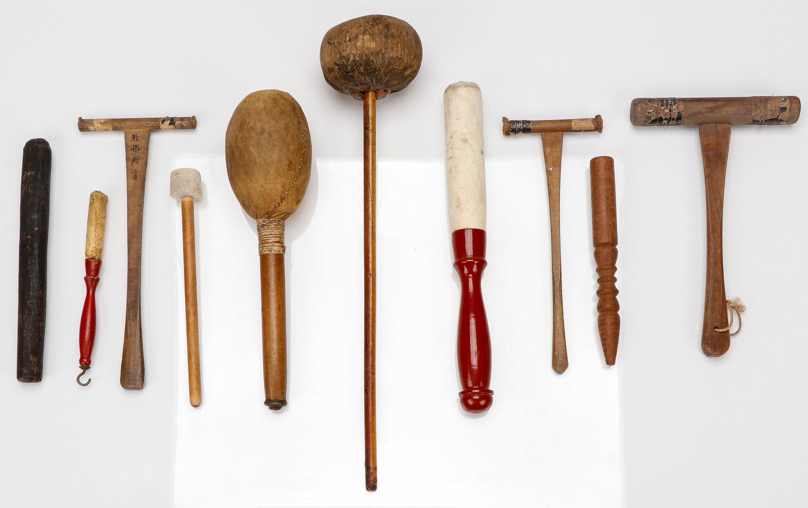 Collection of Japanese Gong Mallets (1 of 5)