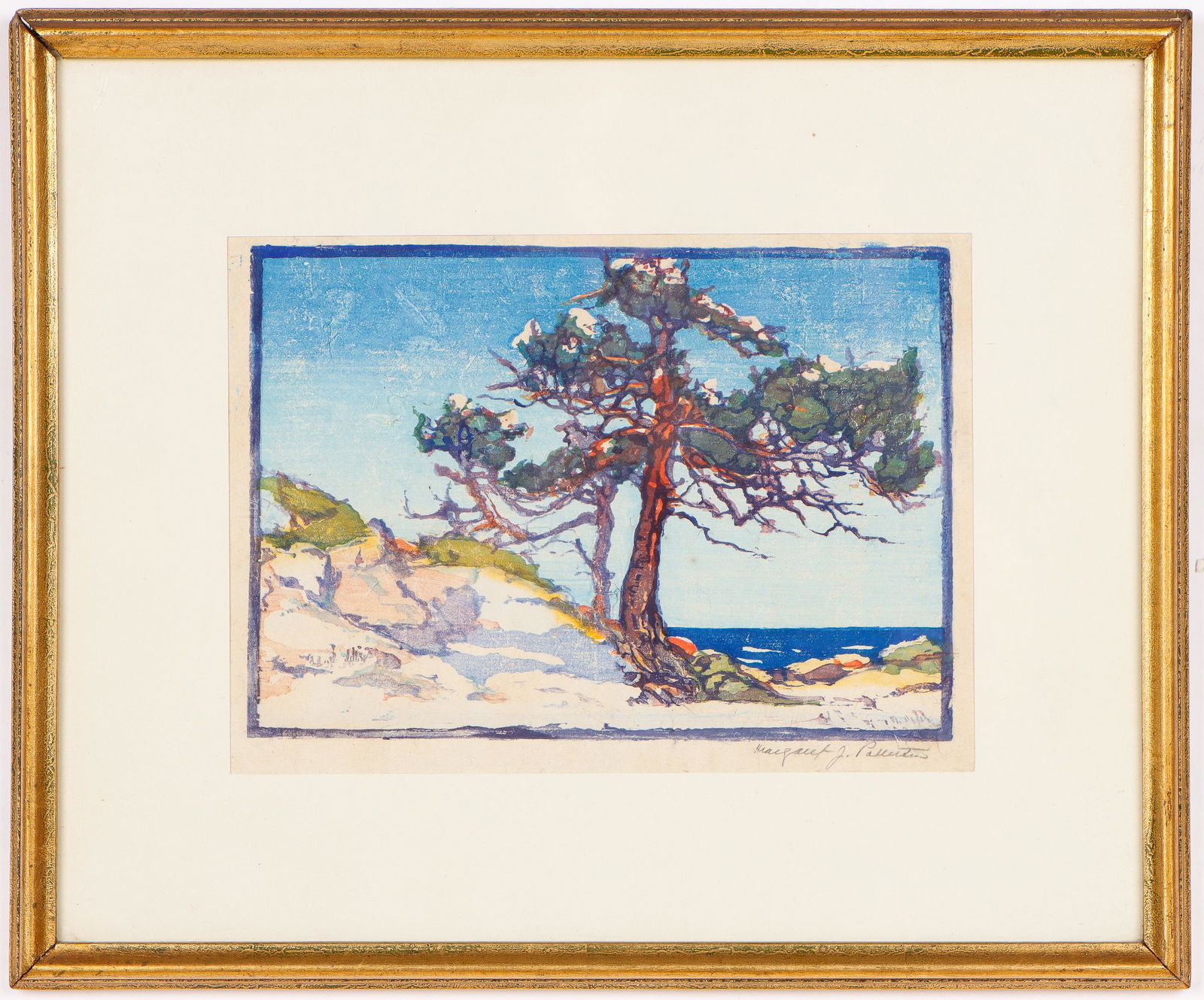 Margaret J. Patterson (American, 1867-1950) "Coast Cedars" (1 of 4)