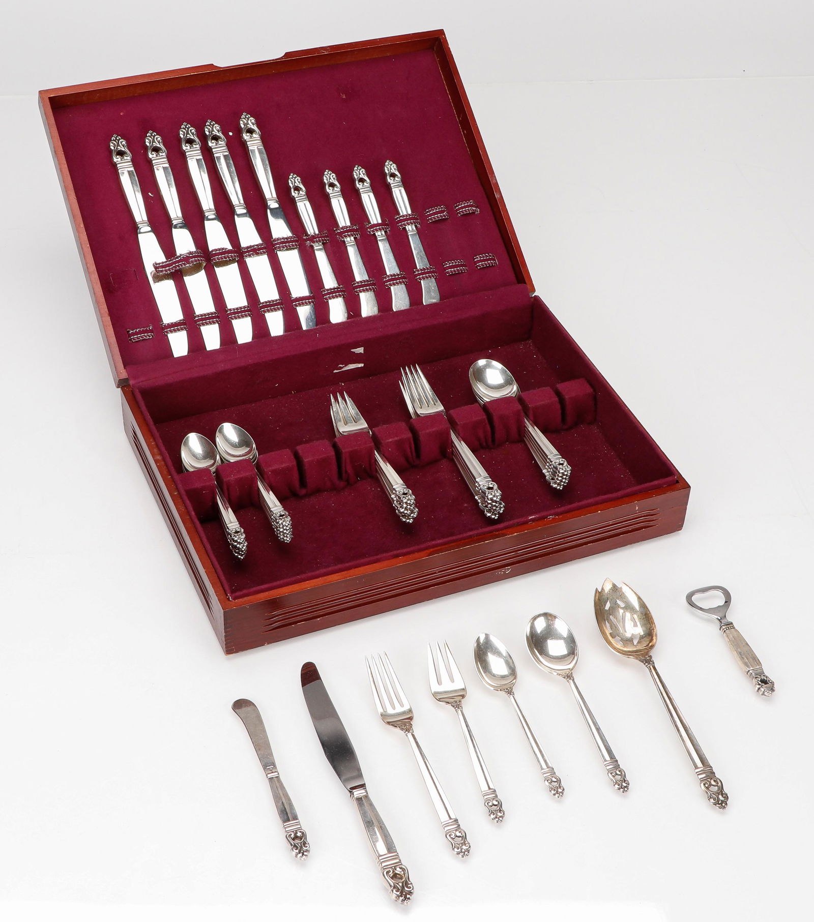Royal Danish International Sterling 43-Piece Flatware Service (1 of 4)