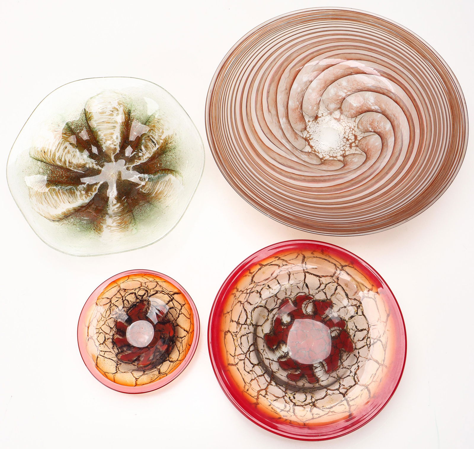 Anthony Stern (British, 1944-2022) Art Glass Center Bowl (1 of 3)