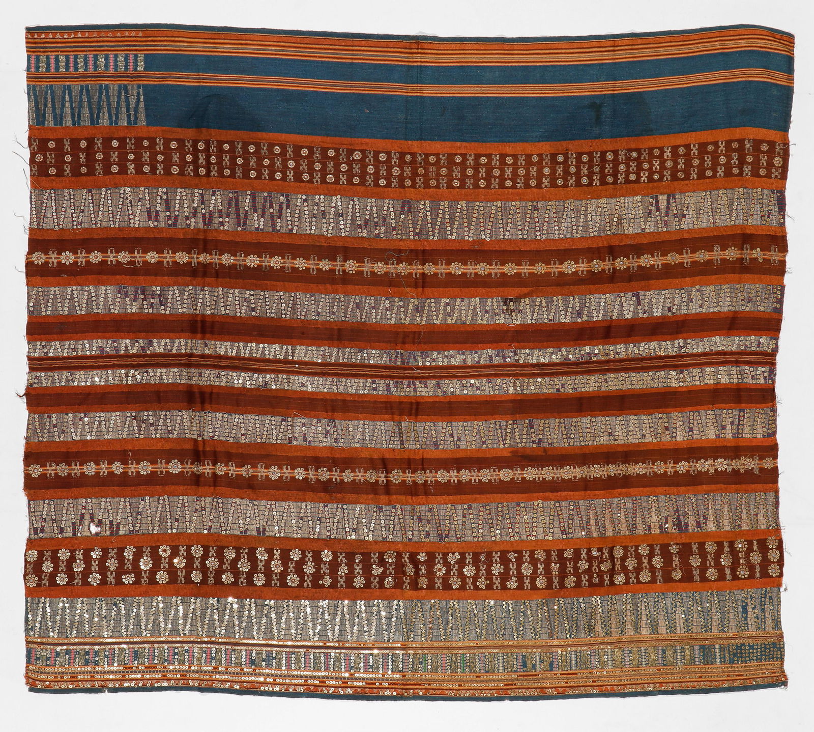 Antique Woman's Ceremonial Skirt Tapis, Lampung, Sumatra, Indonesia (1 of 3)