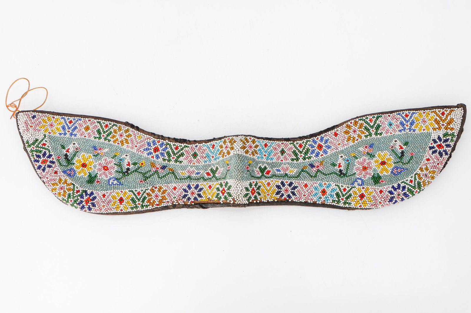 Rare Peranakan (Straits Chinese) Beaded Headband, C. 1900 (1 of 4)