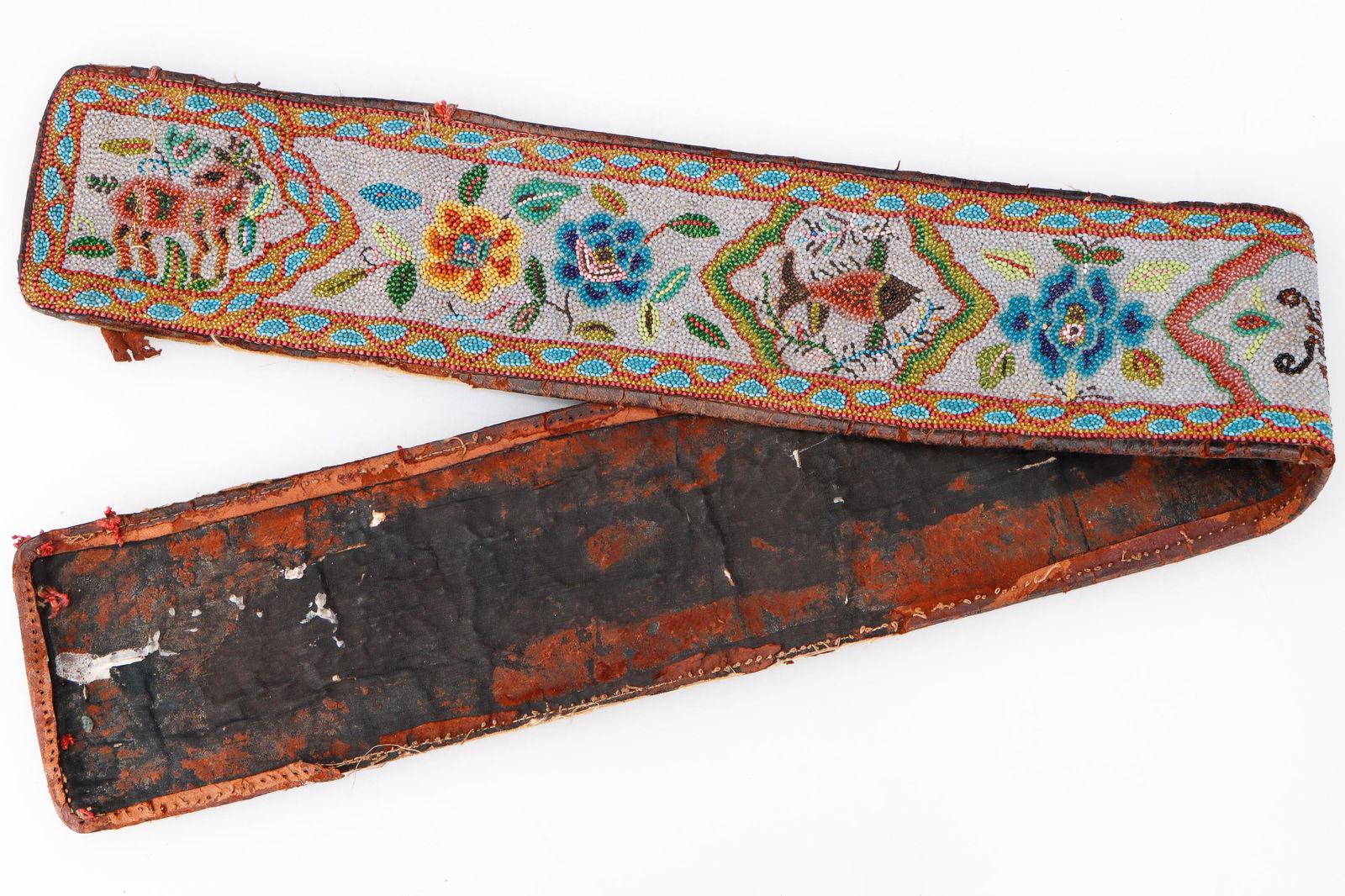 Rare Peranakan (Straights Chinese) Beaded Panel, C. 1900 (1 of 8)