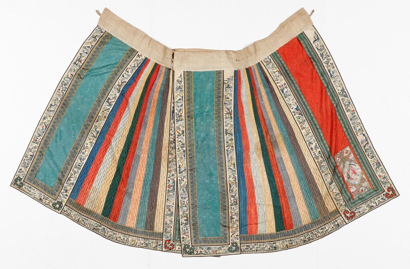 19th C. Embroidered Chinese Skirt (1 of 5)