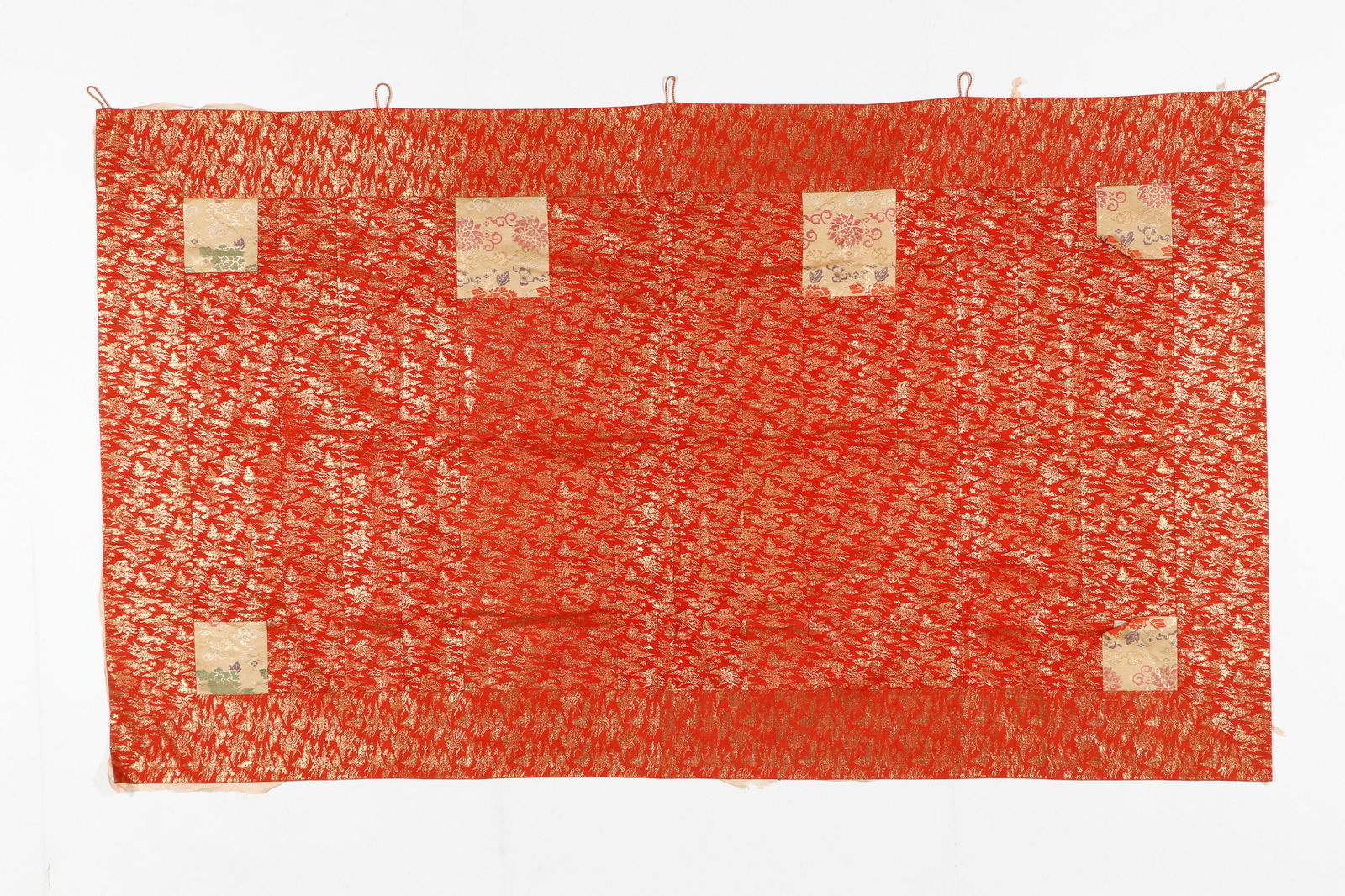 19th C. Japanese Silk Kesa, Buddhist Monk's Robe (1 of 3)