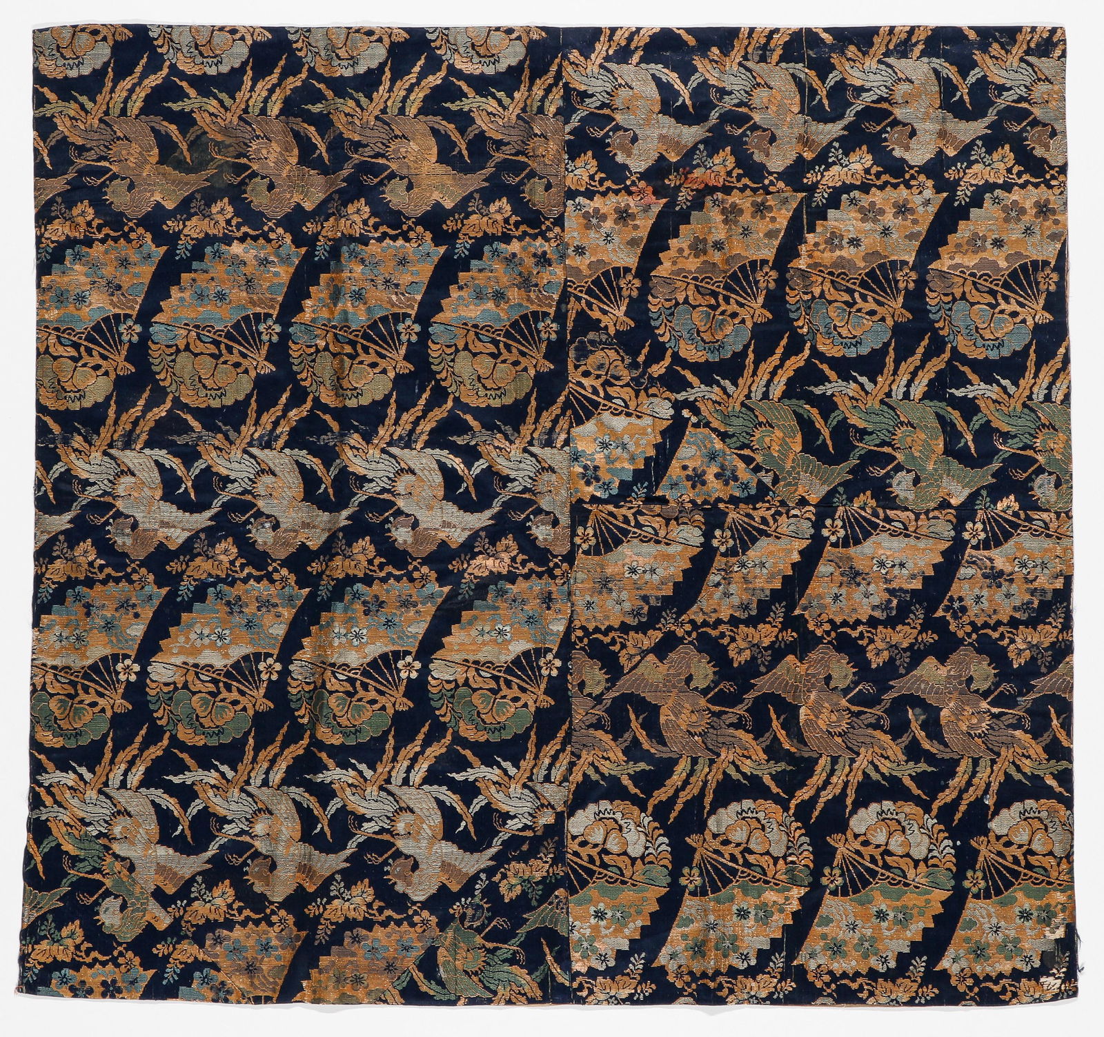 Antique Silk Brocade Pieced Panel, Japan (1 of 3)