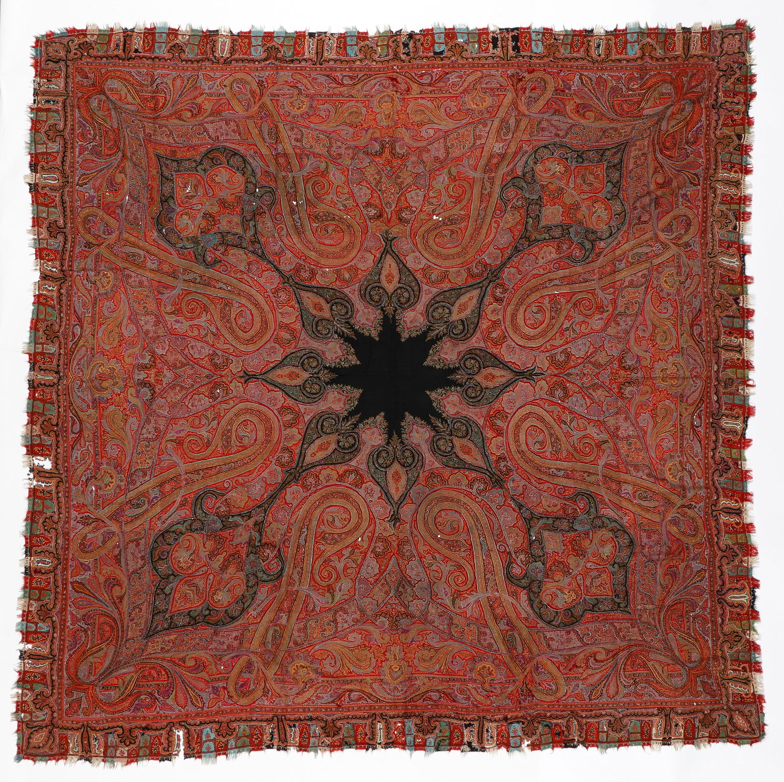Kashmir Shawl, India, 19th C. (1 of 4)