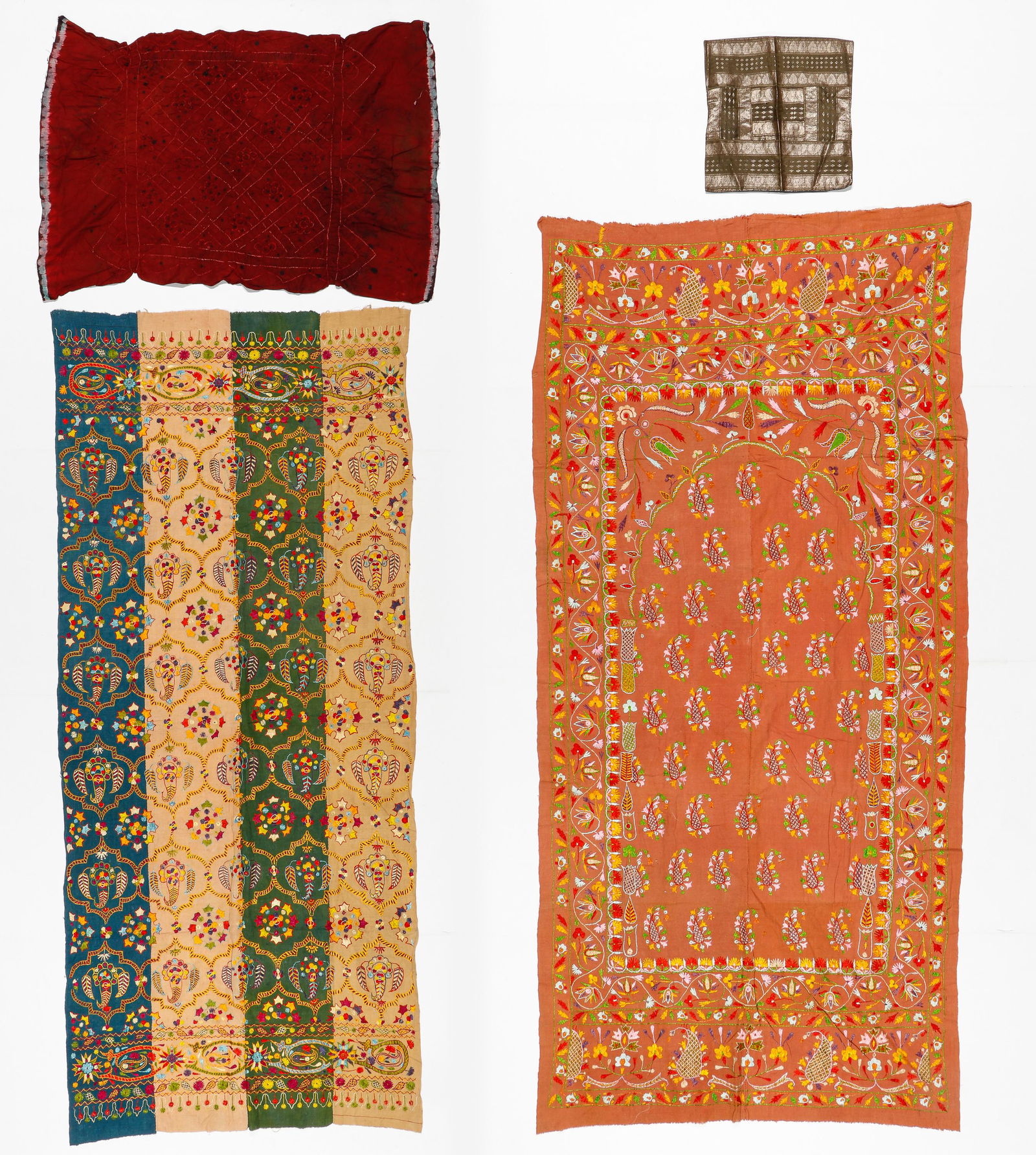 Indian Textile Collection, India, Mid 20th C. (1 of 7)