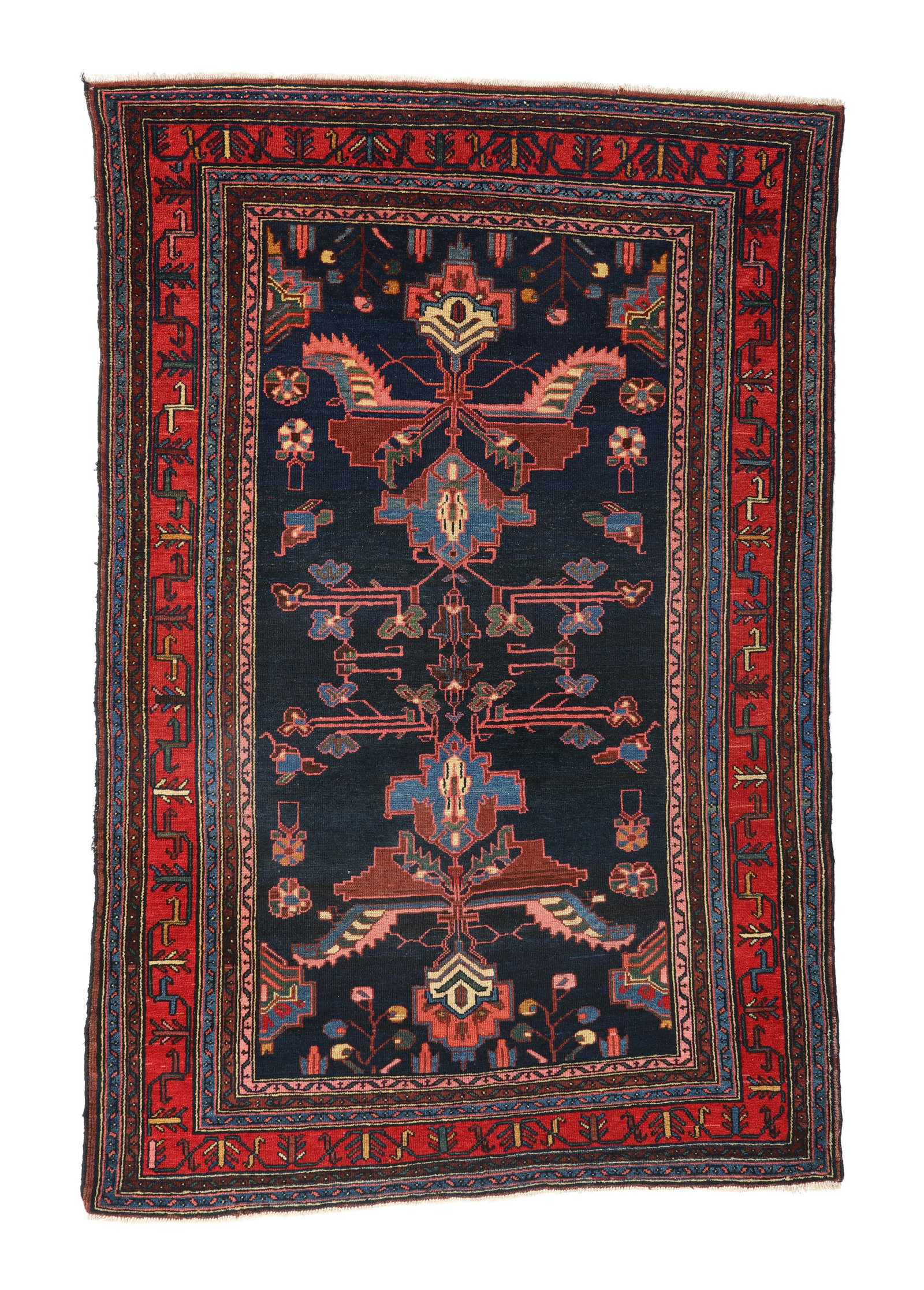Malayer Rug, Persia, Ca. 1900, 4'4'' x 6'6'' (1 of 4)