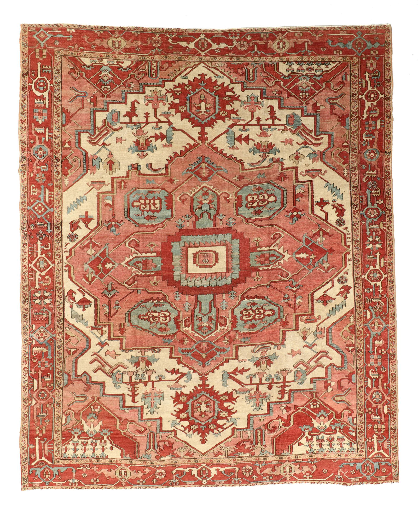 Serapi Rug, Persia, Late 19th C., 9'7'' x 11'10'' (1 of 5)