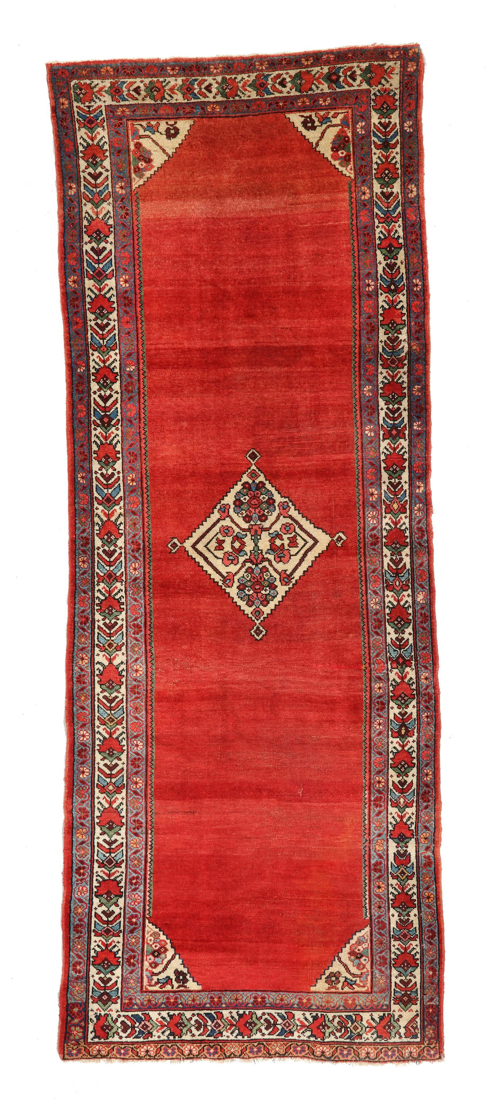 Ferahan Rug, Persia, Ca. 1900, 3'9'' x 9'9'': Ferahan Rug, Persia, Ca. 1900, 3'9'' x 9'9'' (114 x 297 cm). Weight: 15 lbs. Material: wool pile, cotton warp, cotton weft. Provenance: The Dardashti Collection.