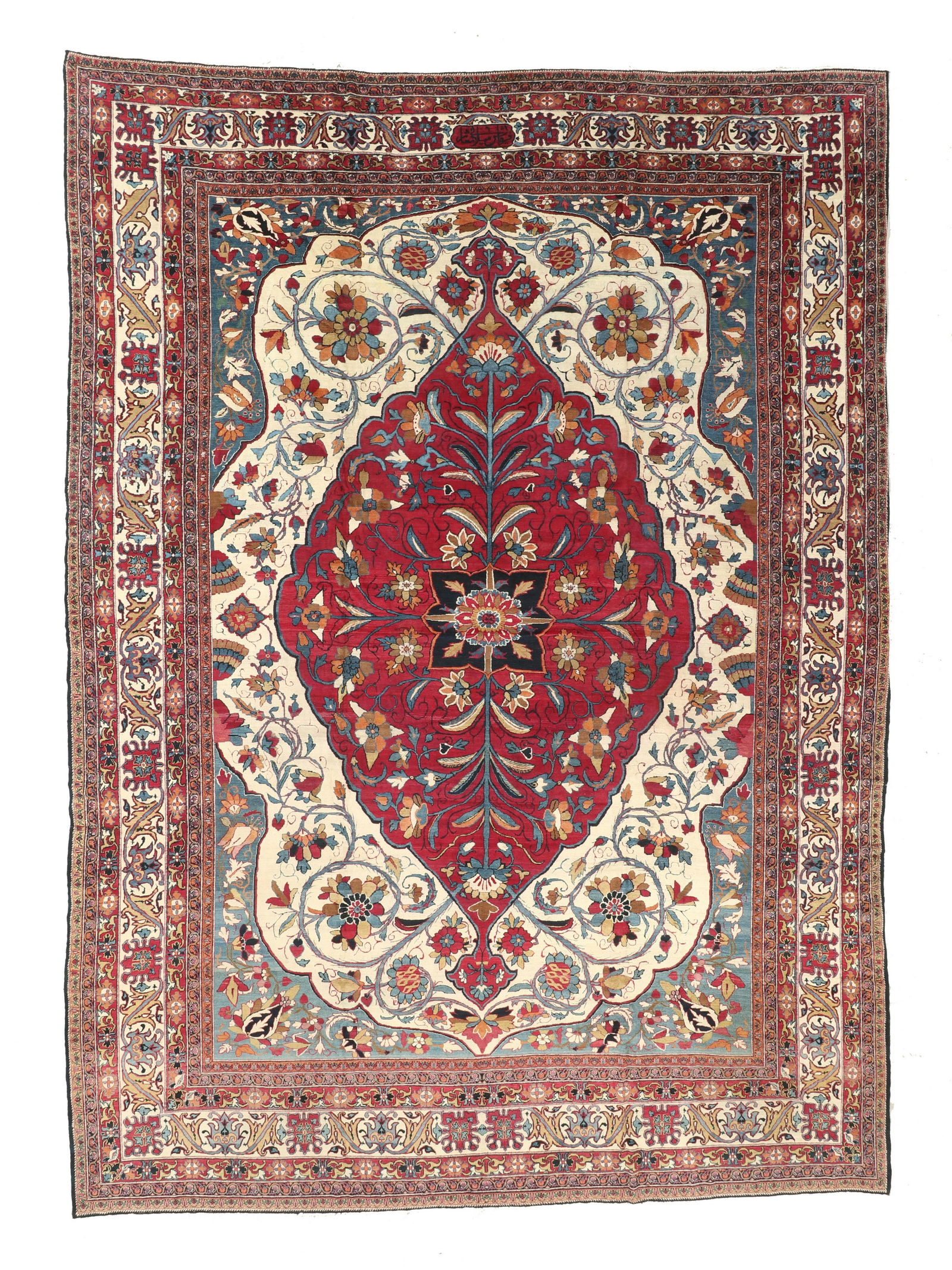 Lavar Kerman Rug, Persia, Ca. 1900, 11'6'' x 15'10'' (1 of 5)
