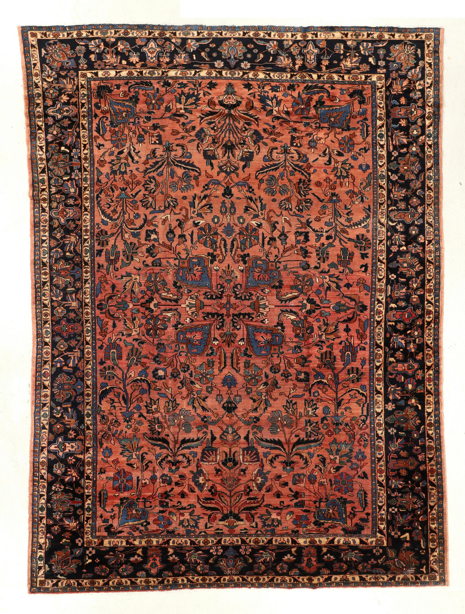Lilihan Rug, Persia, Ca. 1910, 8'8'' x 11'7'': Lilihan Rug, Persia, Ca. 1910, 8'8'' x 11'7'' (264 x 353 cm). Weight: 47 lbs. Material: wool pile, cotton warp, cotton weft. Provenance: The Dardashti Collection.
