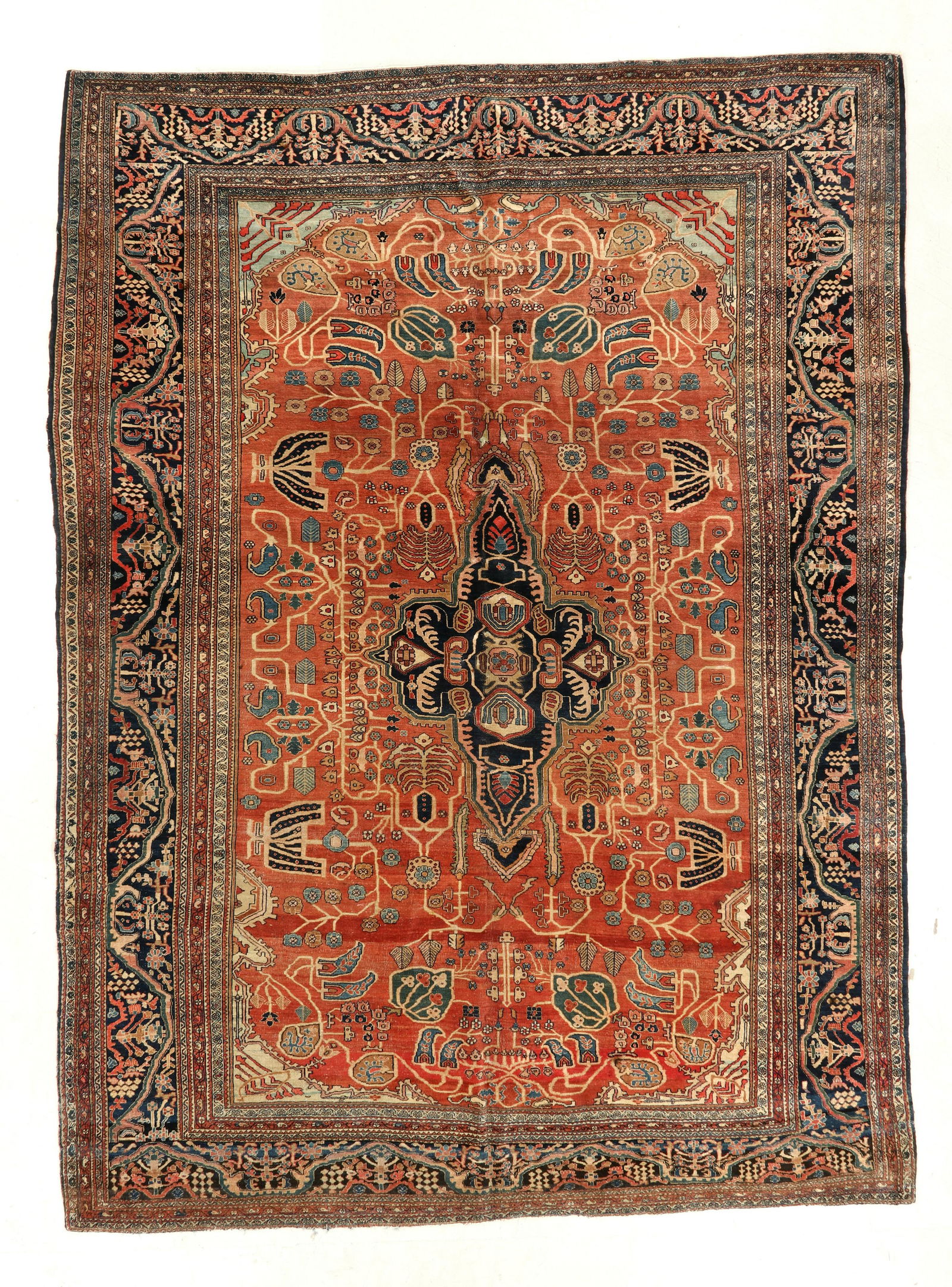 Ferahan Sarouk Rug, Persia, Ca. 1900, 8'7'' x 11'6' (1 of 4)