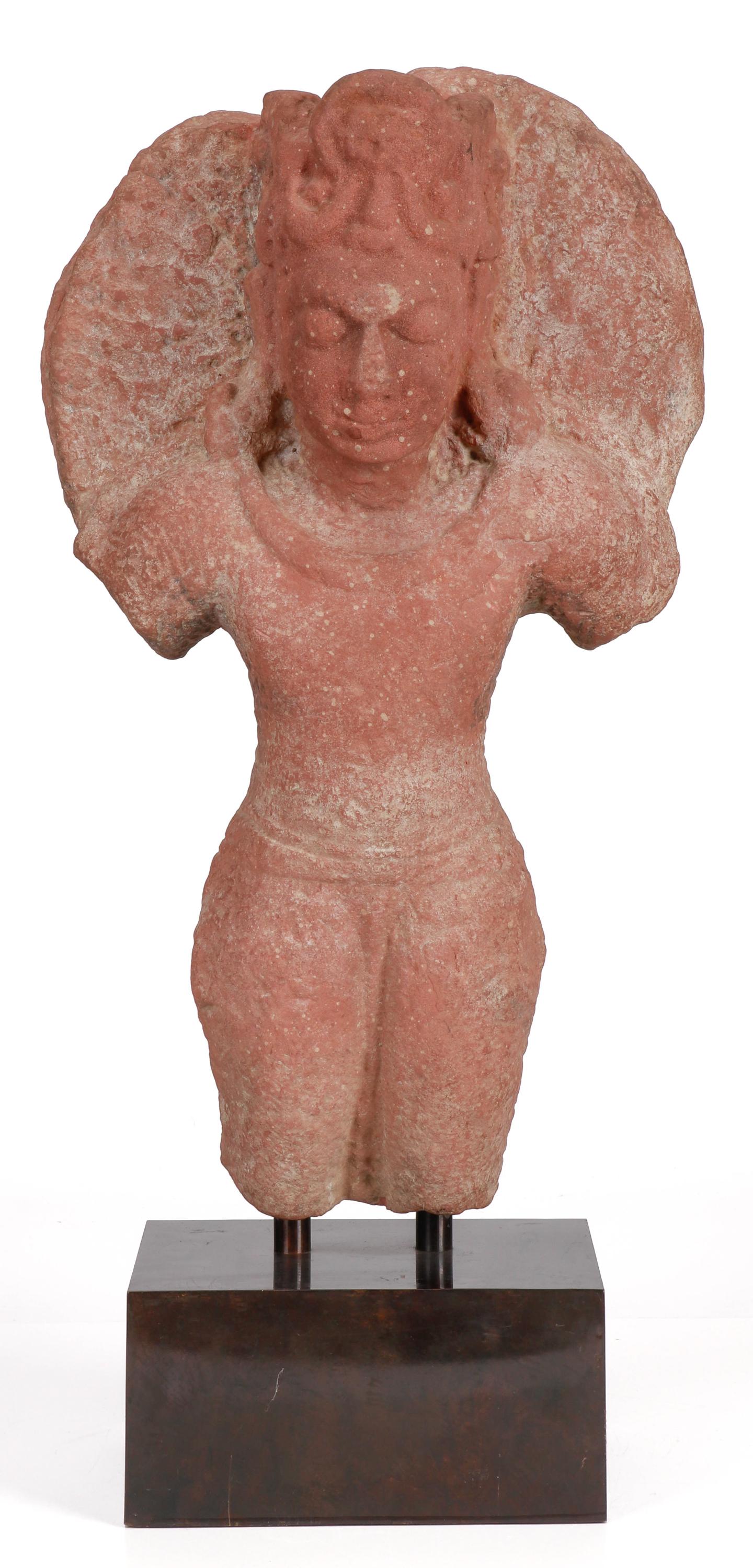 Ancient Indian Carved Stone Buddhist Figure (1 of 5)