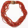 Naga Multi Strand Glass Bead Bead Necklace
