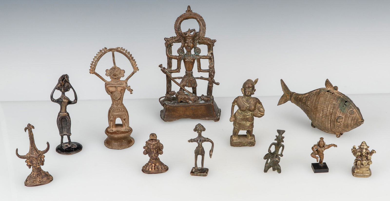 Collection of Antique Indian Bronzes (1 of 6)