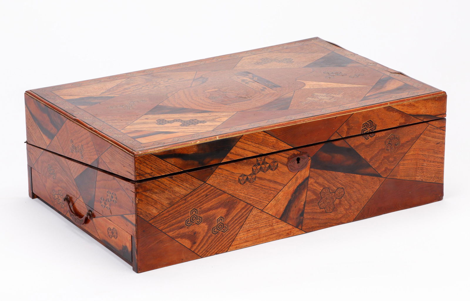 Vintage Japanese Parquetry and Marquetry Lap Desk (1 of 8)