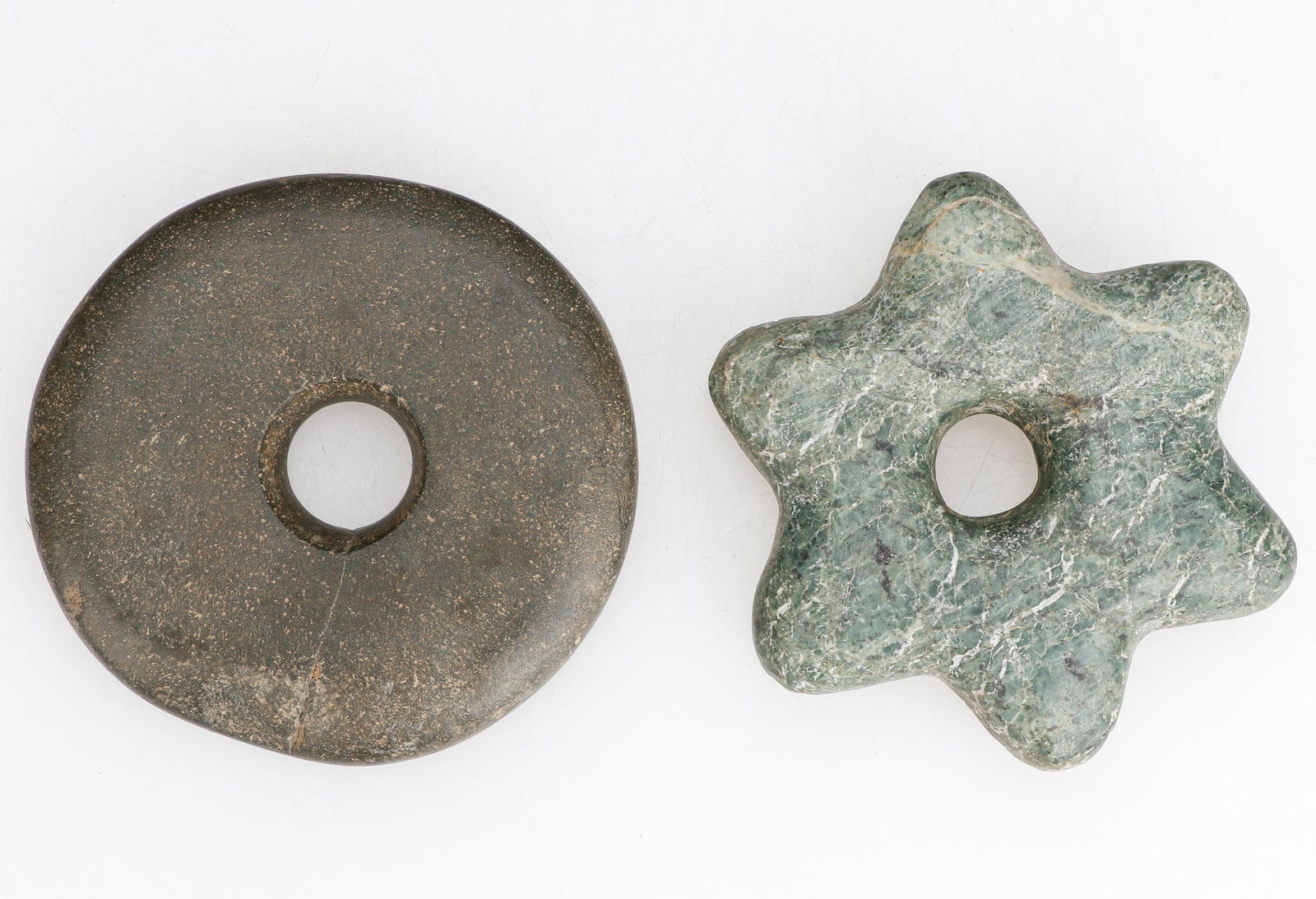 Two Stone Mace Heads, Possibly Incan (1 of 4)