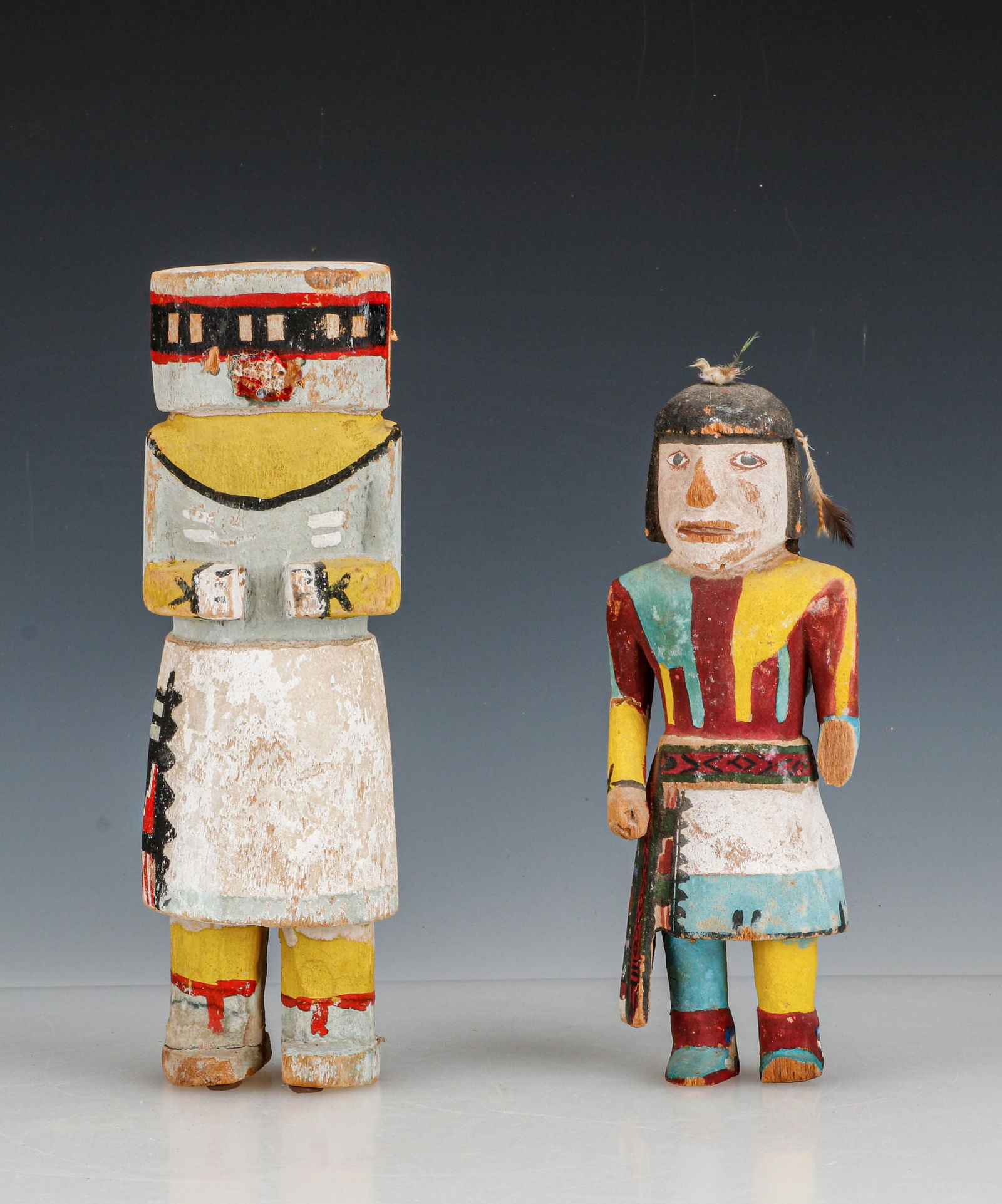 2 Native American Hopi Kachina Dolls, Early/Mid 20th C. (1 of 6)