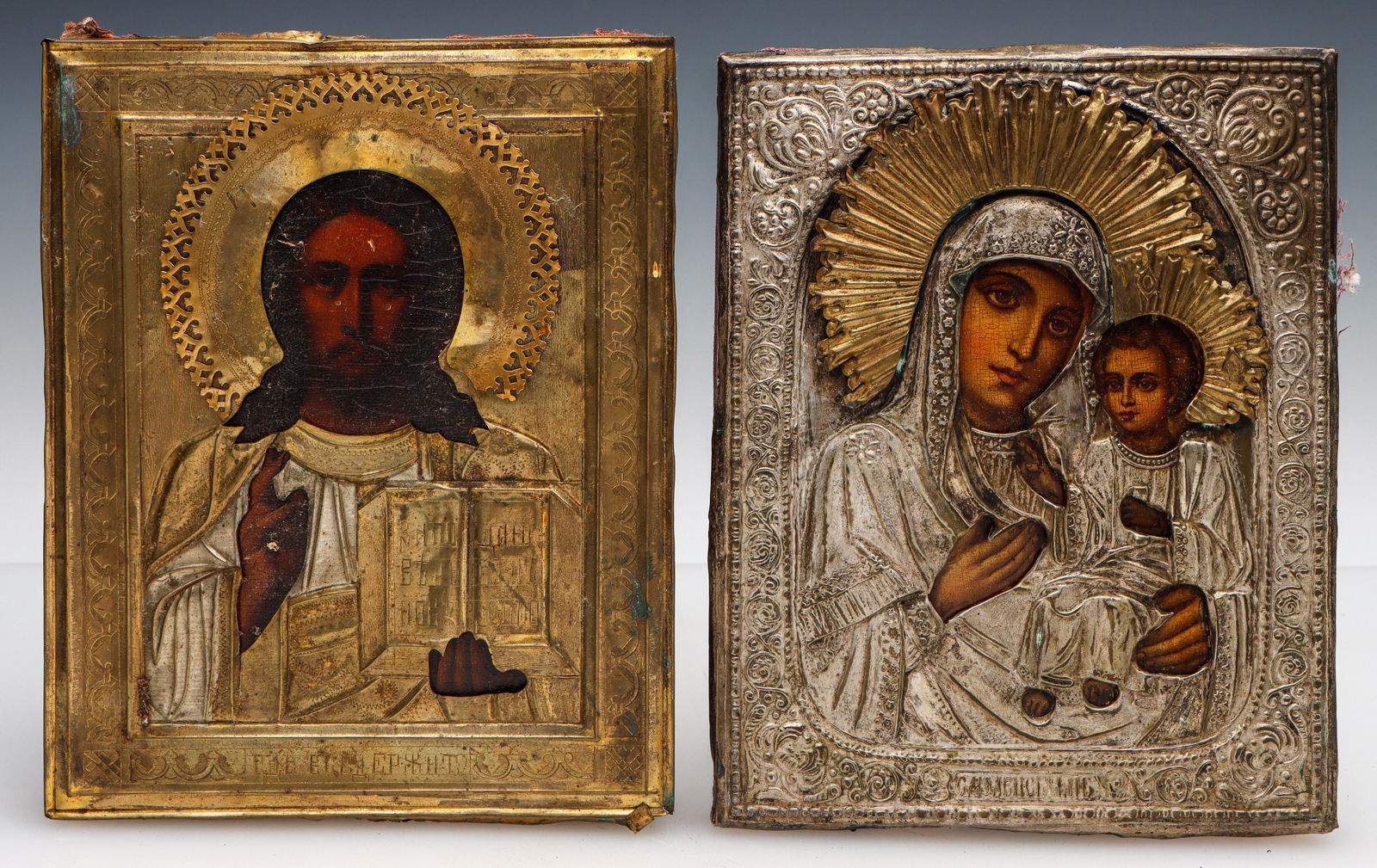 2 Russian Icons, 19th C. (1 of 3)
