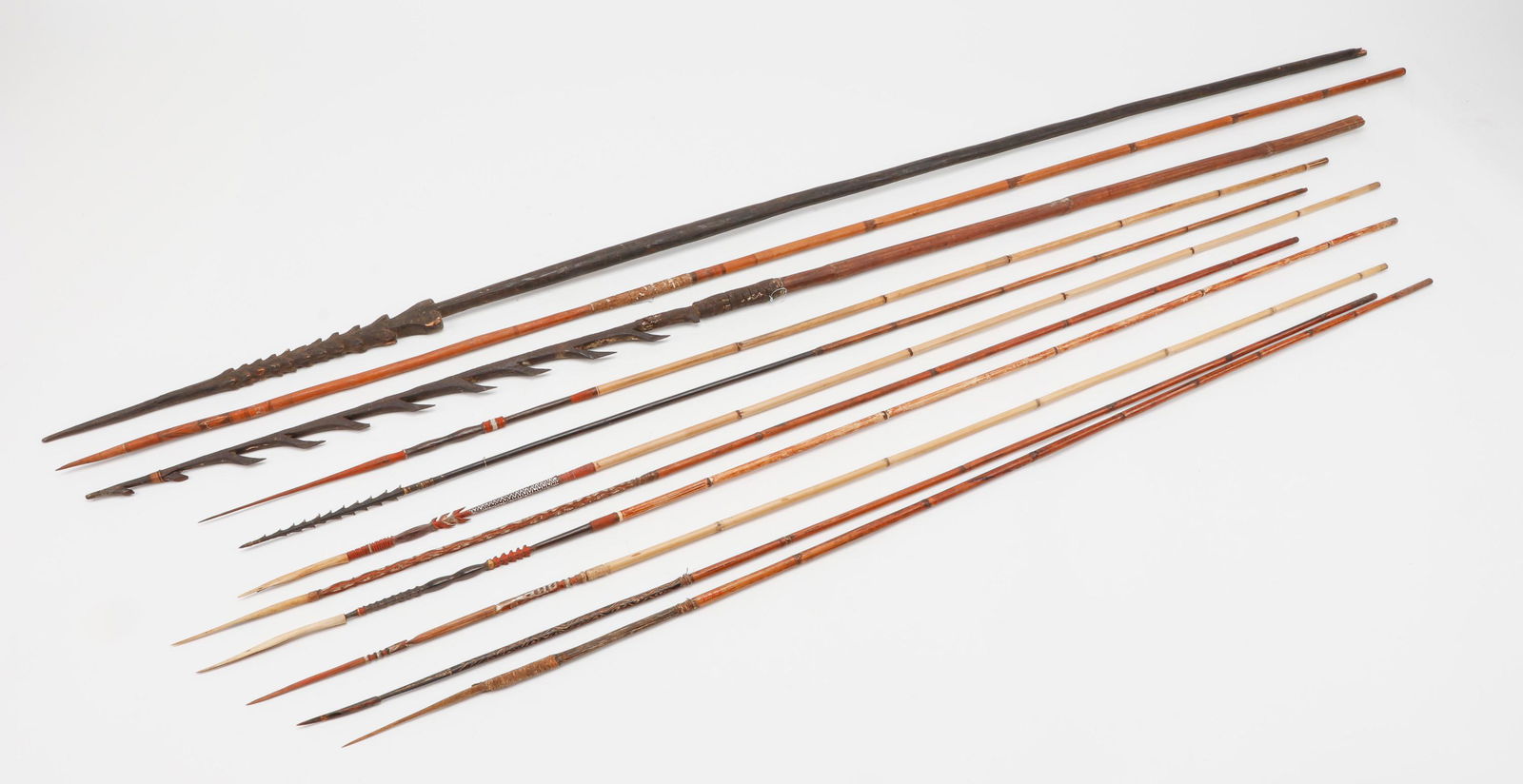 12 Bamboo Hunting and Fishing Spears, PNG (1 of 4)