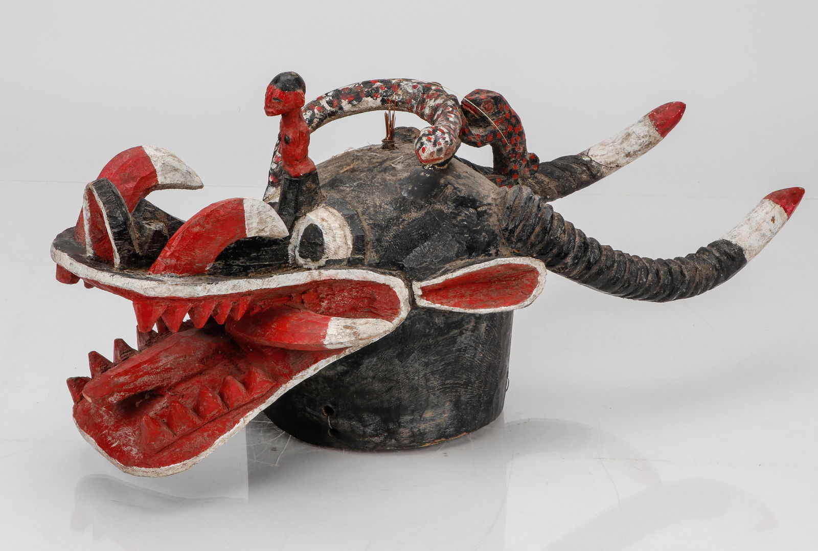 African Senufo Firespitter Helmet Mask, Burkina Faso / Ivory Coast (1 of 5)