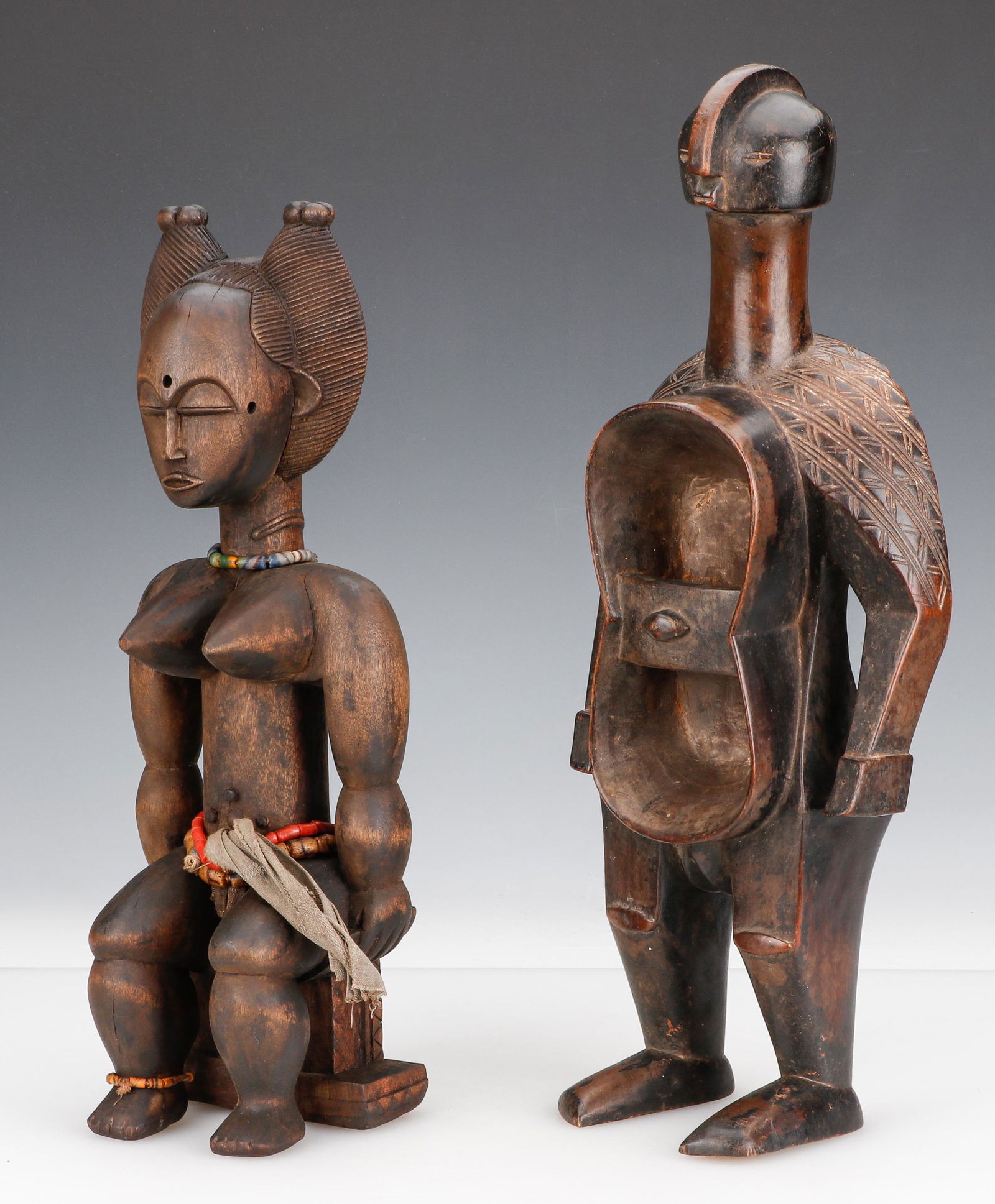 Two African Wood Figures (1 of 6)