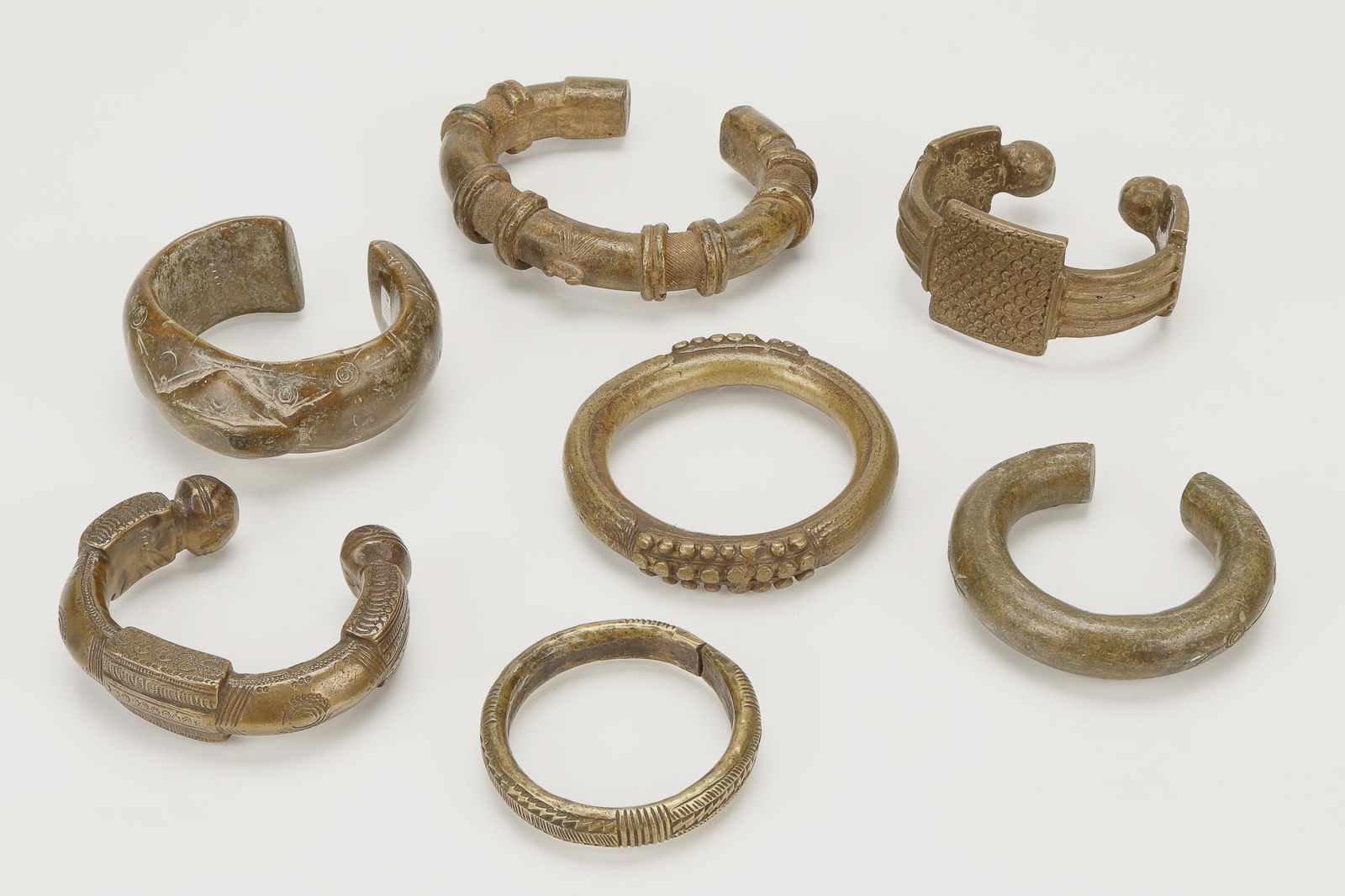 Group of Antique African Currency Bracelets (1 of 4)