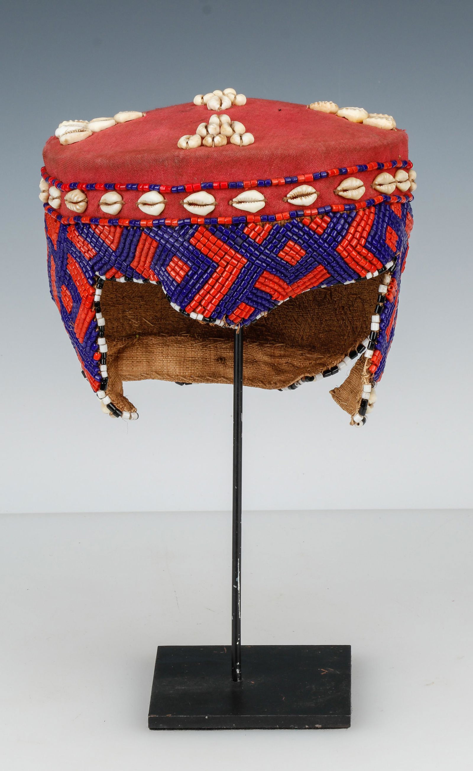 African Kuba Beaded Hat, DRC (1 of 6)