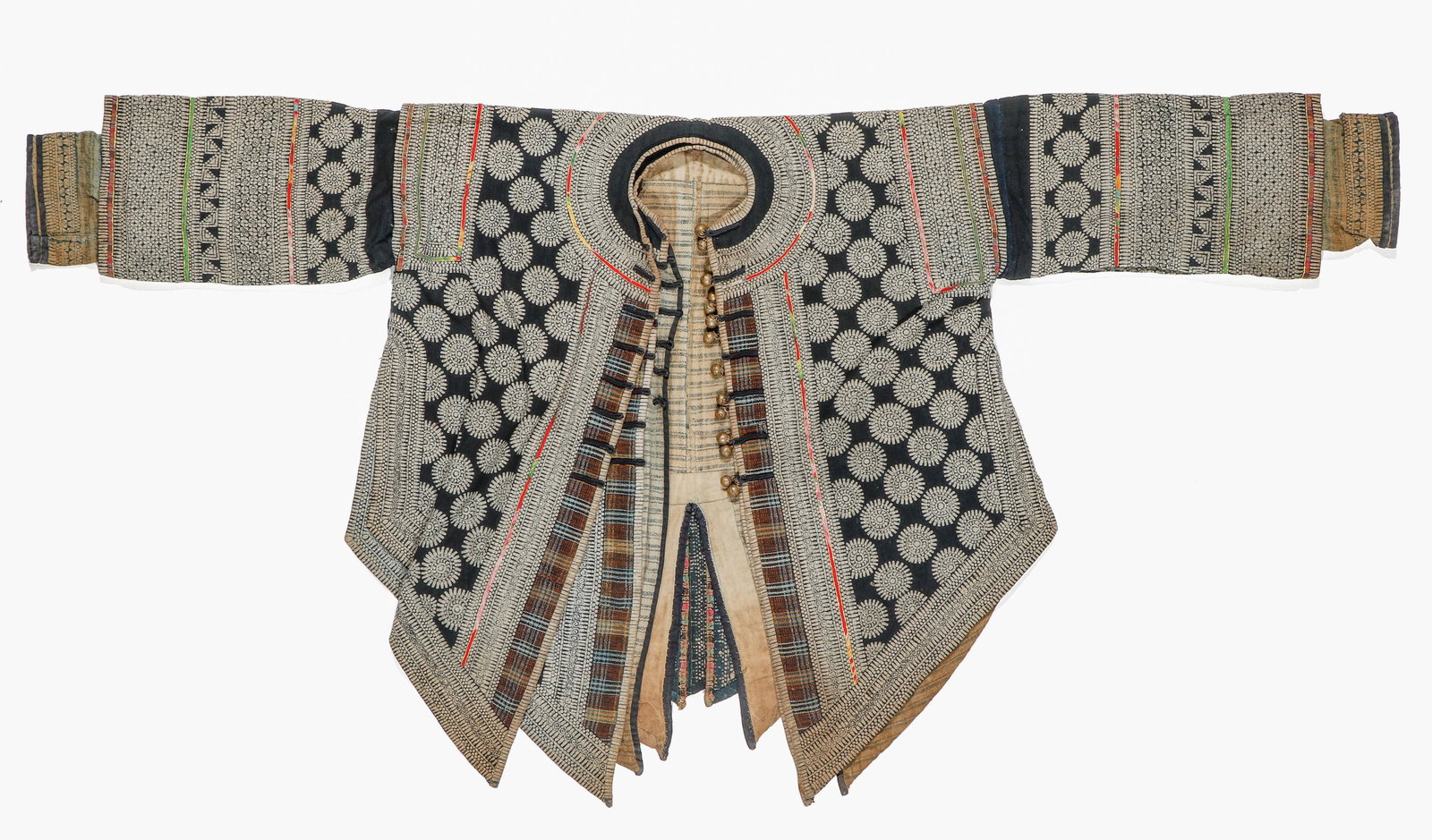 Rare Antique Yi Man's Three Piece Jacket With Batik, Early 20th C. (1 of 3)