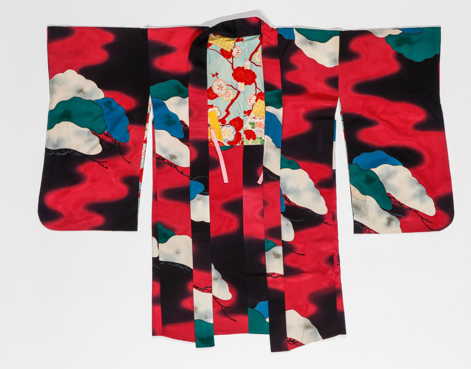 Japanese Silk Haori (Over Kimono), Early 20th C. (1 of 3)