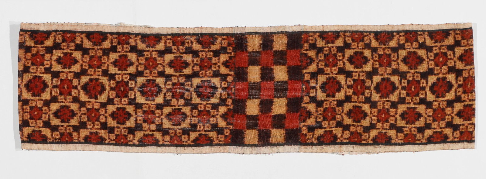 Rare Uncut Geringsing Double Ikat Textile, Indonesia, Mid 20th C. (1 of 3)