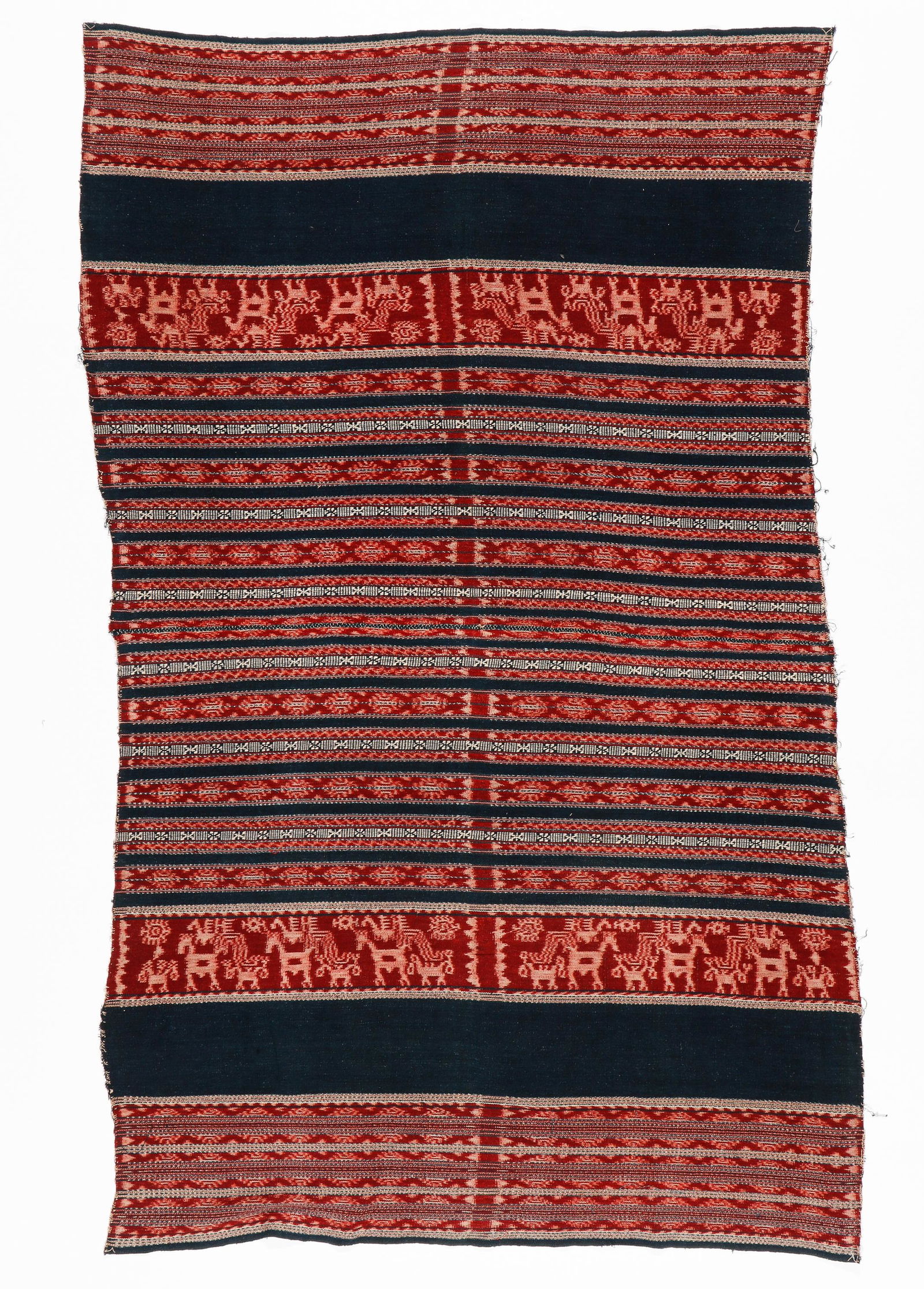 Fine Savu Ikat Opened Sarong, Indonesia, Early-Mid 20th C (1 of 3)