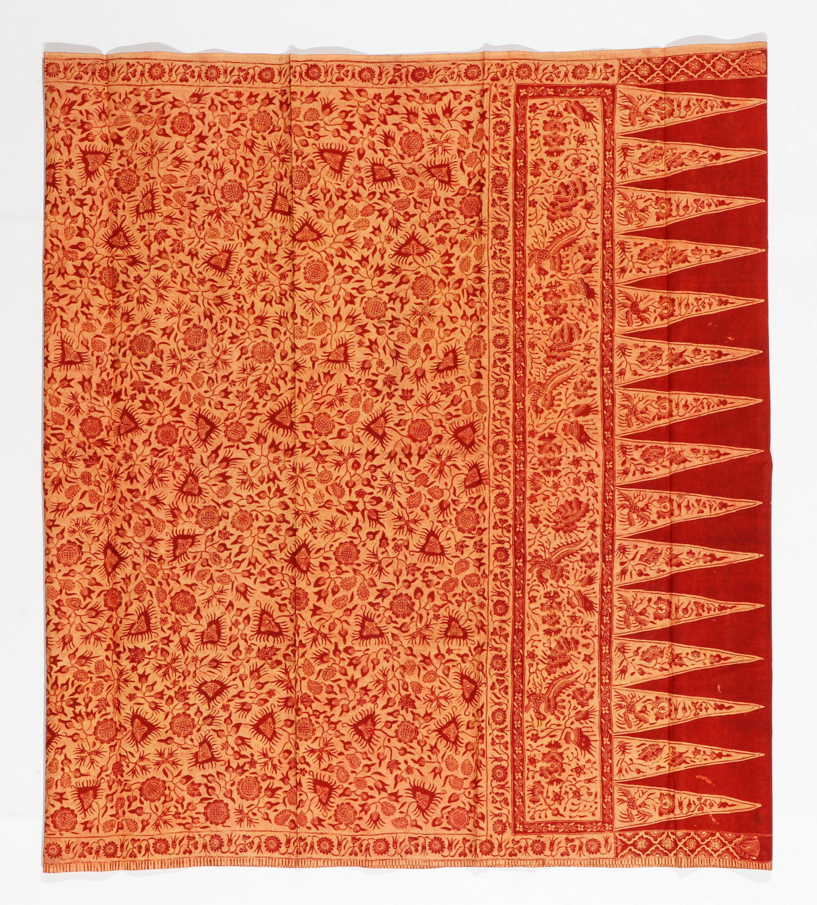 Hand-drawn Tulis Batik Tubular Sarong, Java, C. 1930-40. (1 of 3)