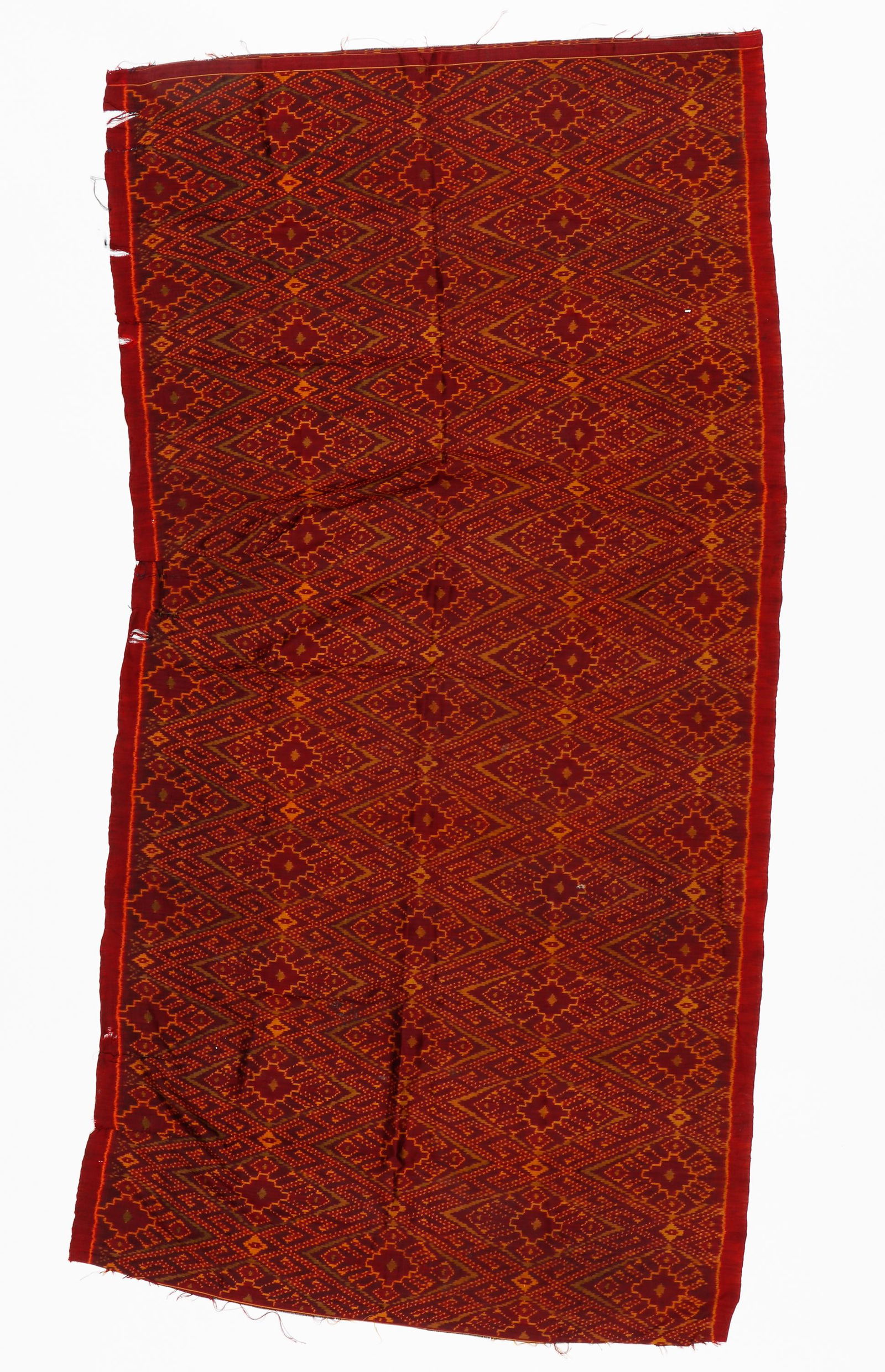 Cambodian Opened Ikat Sarong, Late 19th-Early 20th C. (1 of 3)