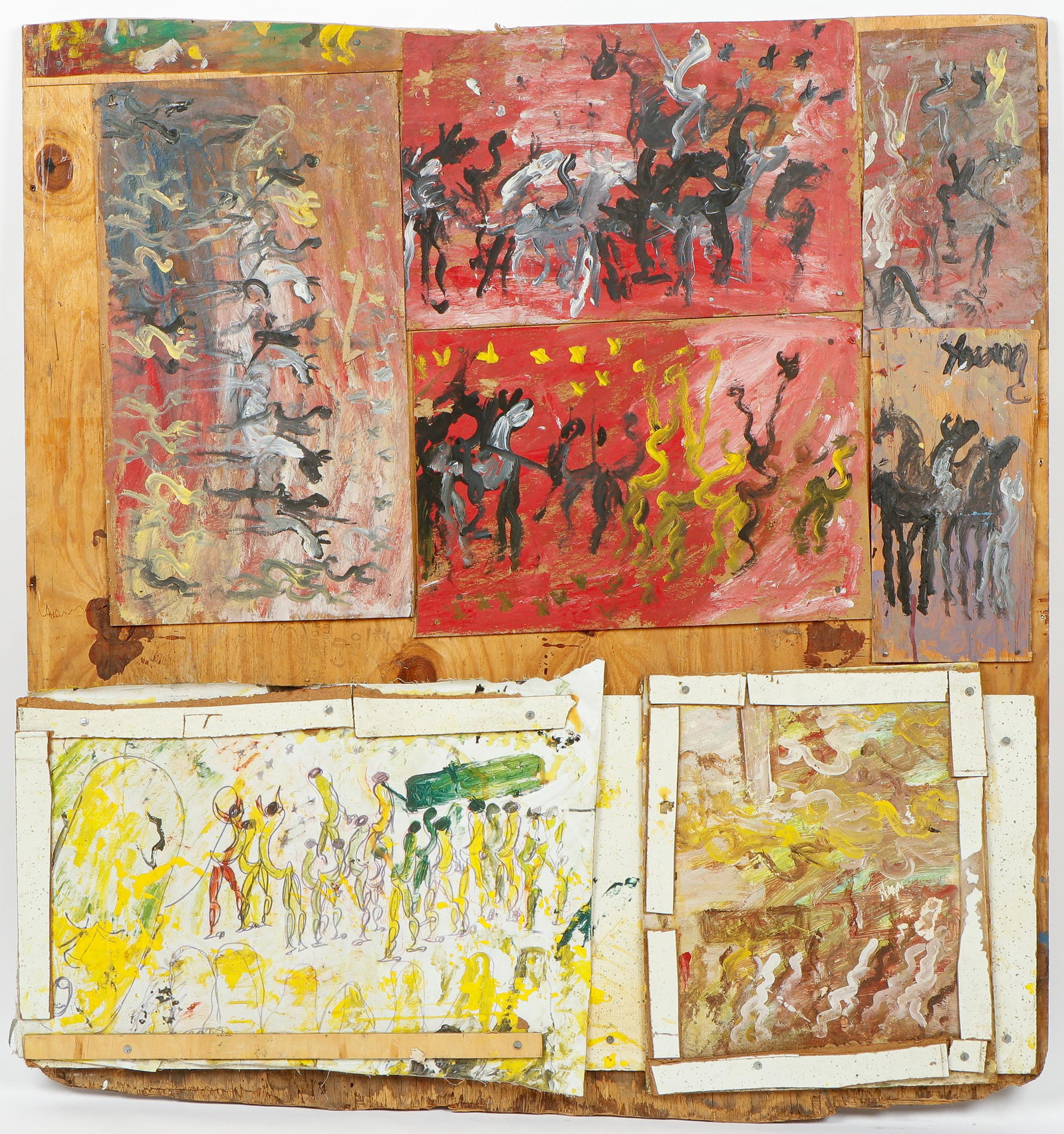 Purvis Young (American, 1943-2010) Painting (1 of 3)