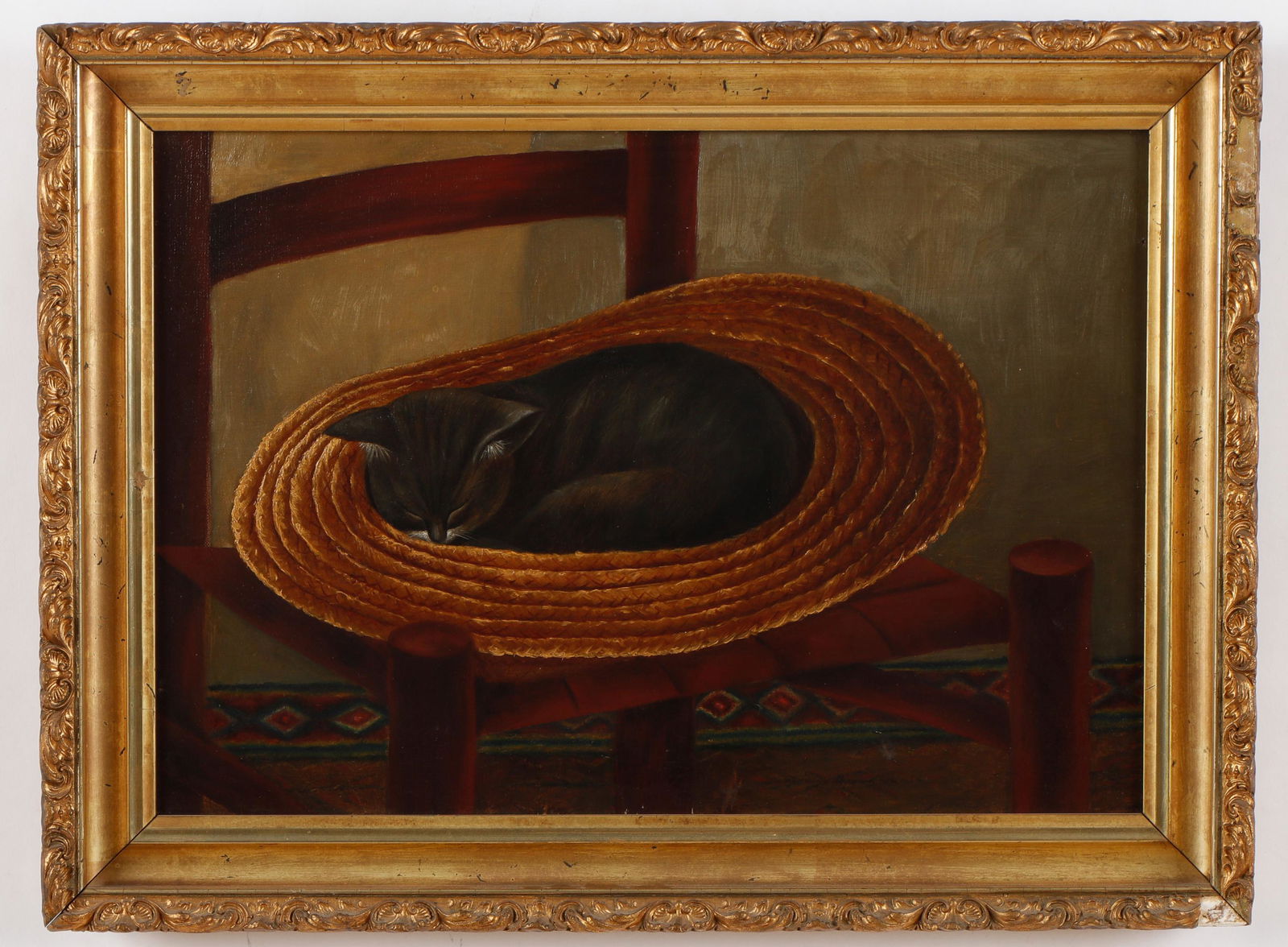 American School (20th C.) Cat Painting (1 of 2)