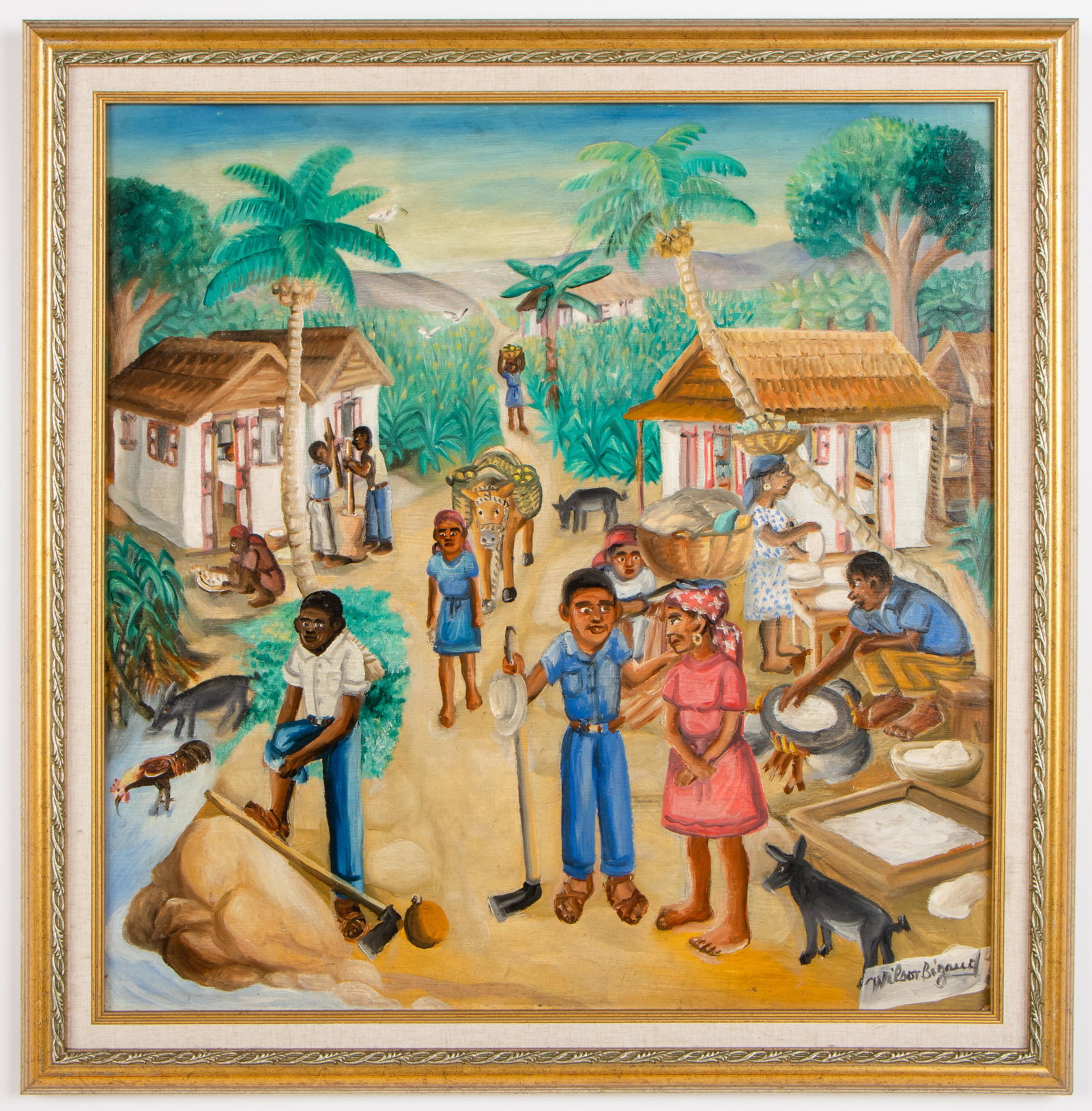 Wilson Bigaud (1931-2010) Painting (1 of 3)