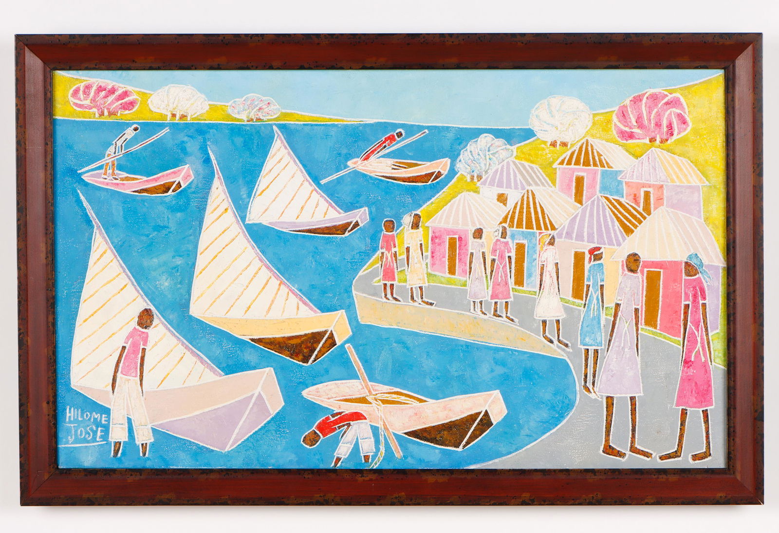 Hilome Jose (Haitian, B. 1947) Painting (1 of 4)