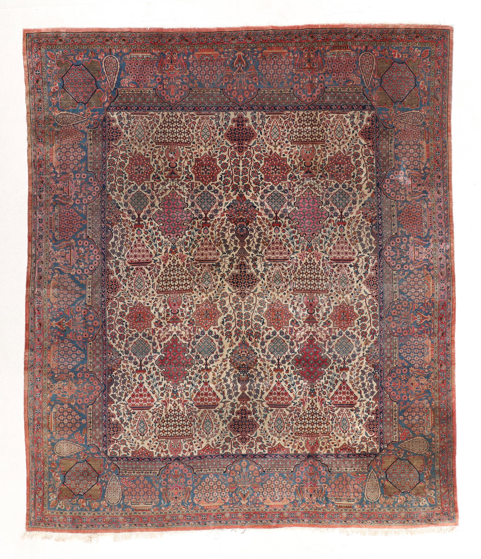 Manchester Kashan Rug, Persia, Early 20th C., 10'2'' x 11'11'' (1 of 5)